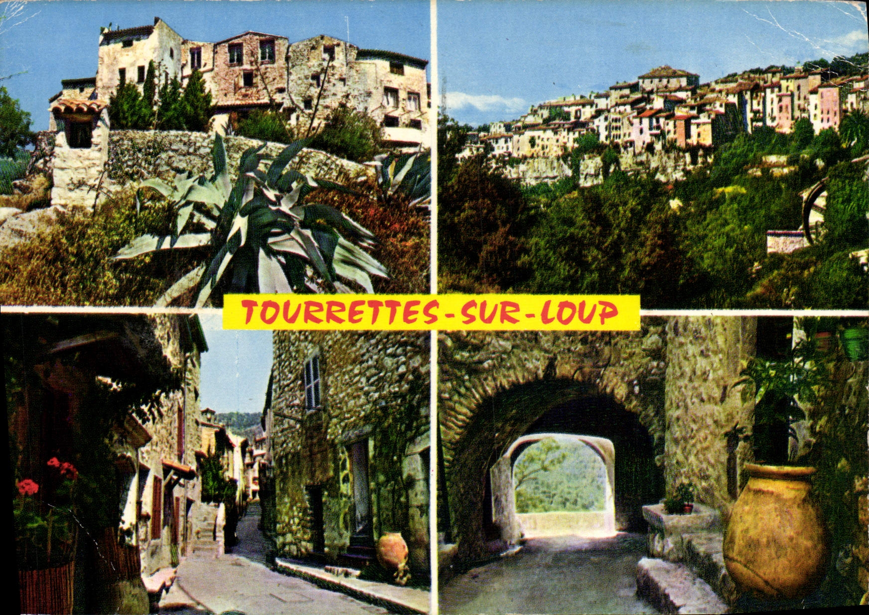 MODERN CARD To remember of Tourrettes on Wolf