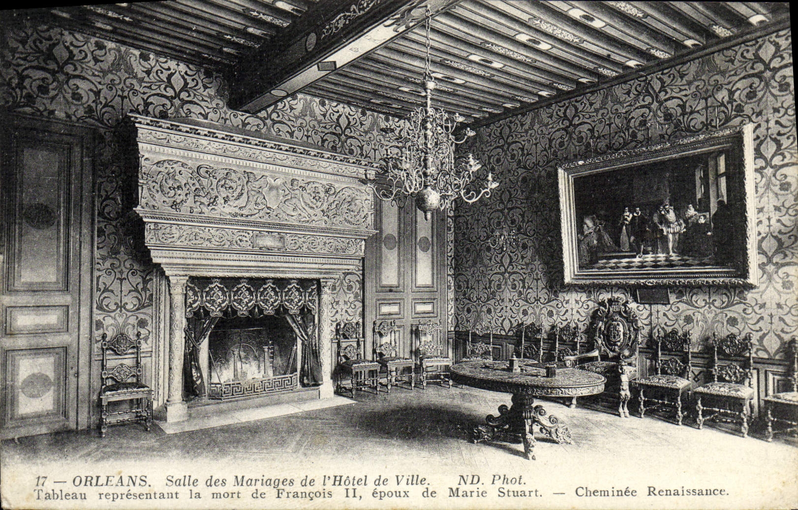 CPA Orleans Salle de Mariages de l'Hotel de Ville Mariage 
