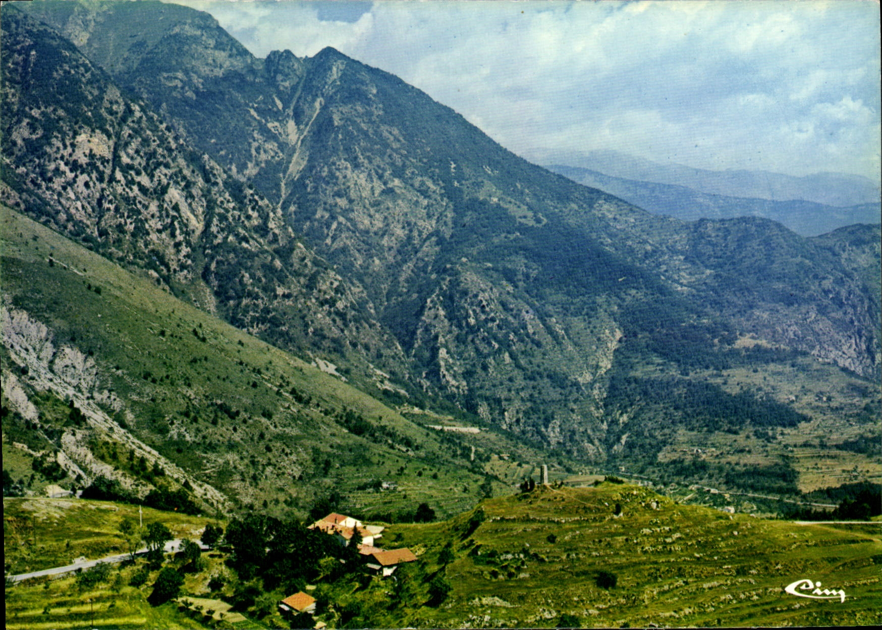 CPM Col de Brouis Vue aerienne 