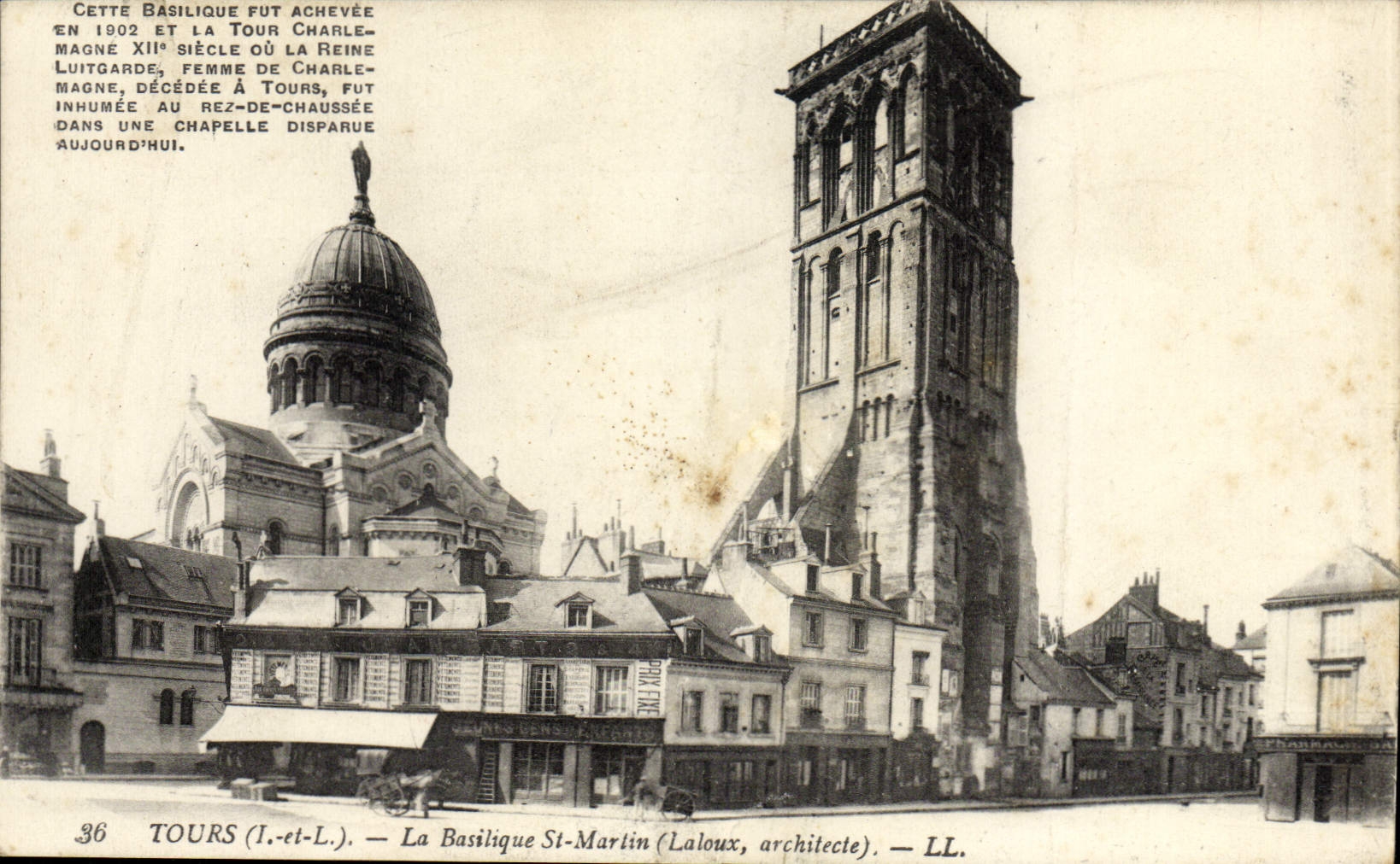 CPA Tours La Basilique St Martin