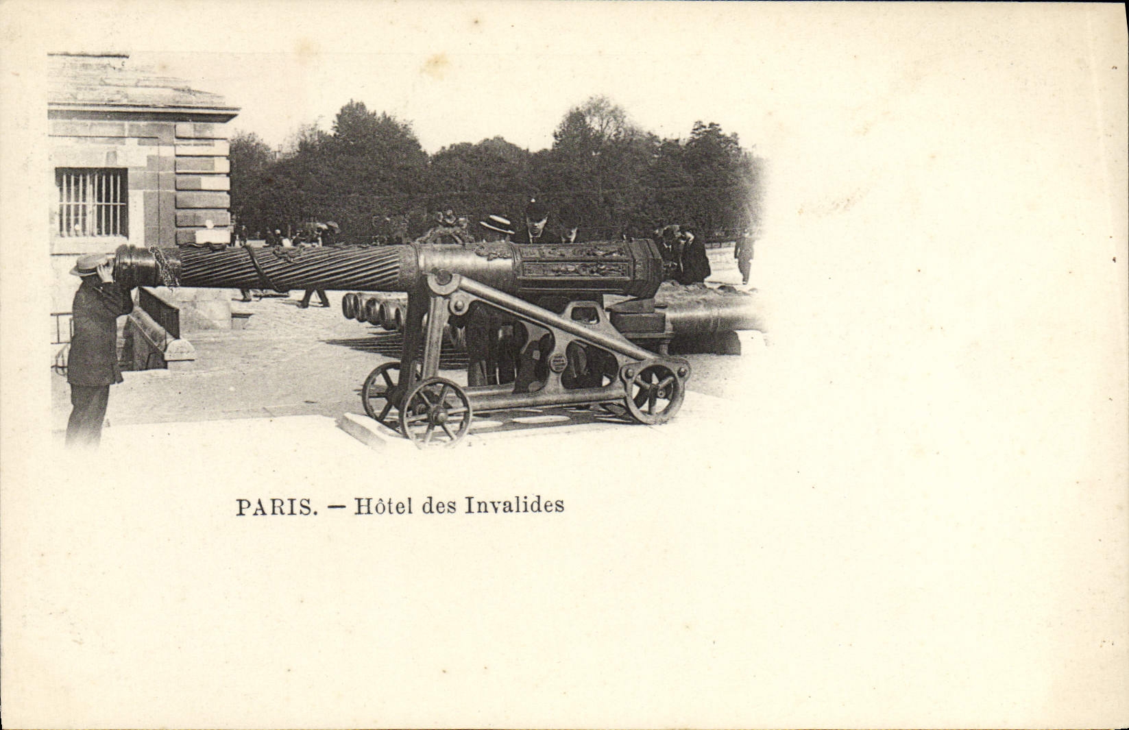 CPA Paris Hotel des Invalides Canon Militaria