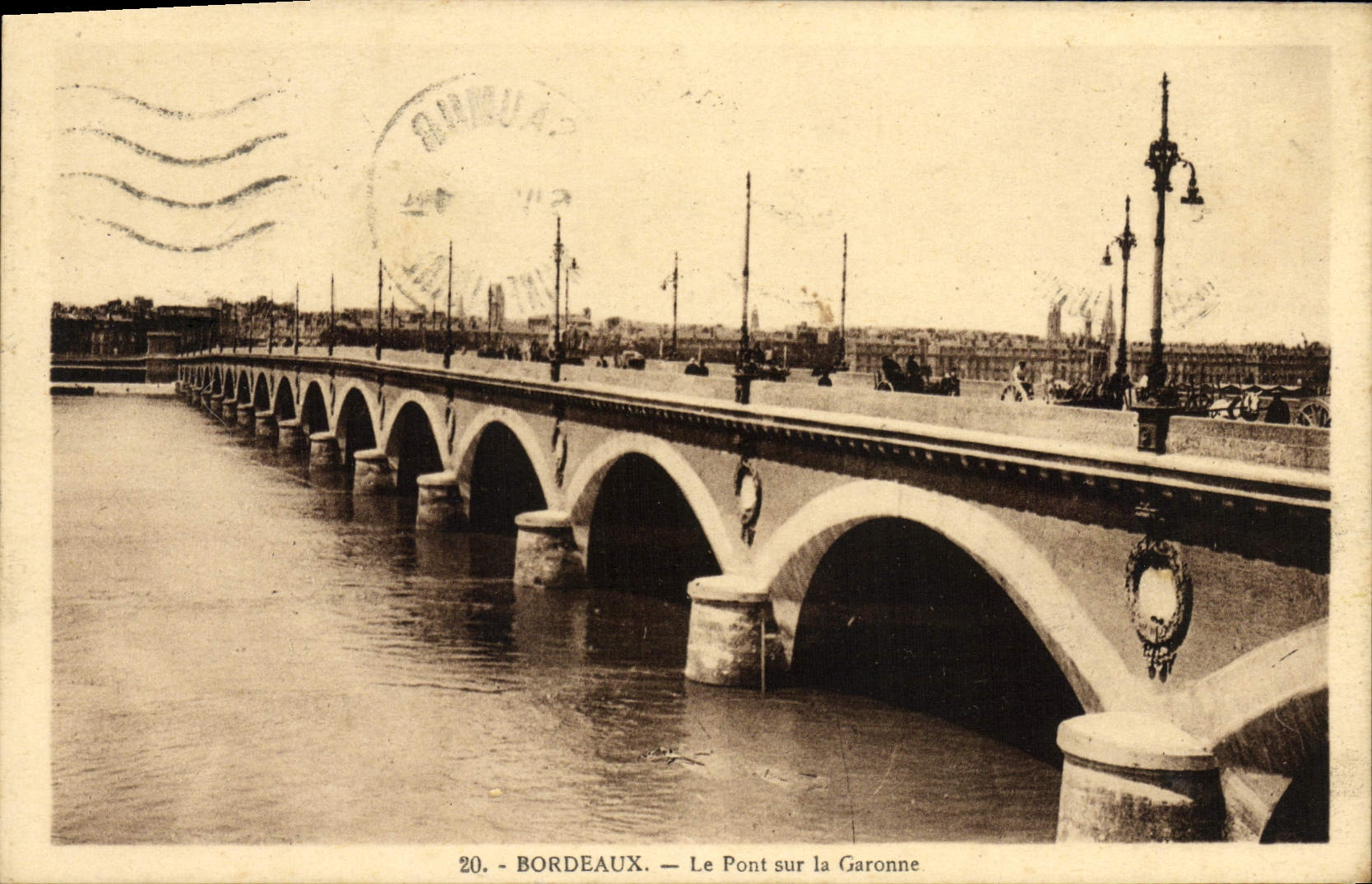 CPA Bordeaux Le Pont Sur La Garonne