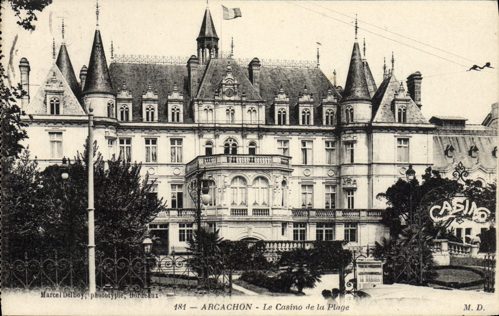 CPA Arcachon Le Casino De La Plage