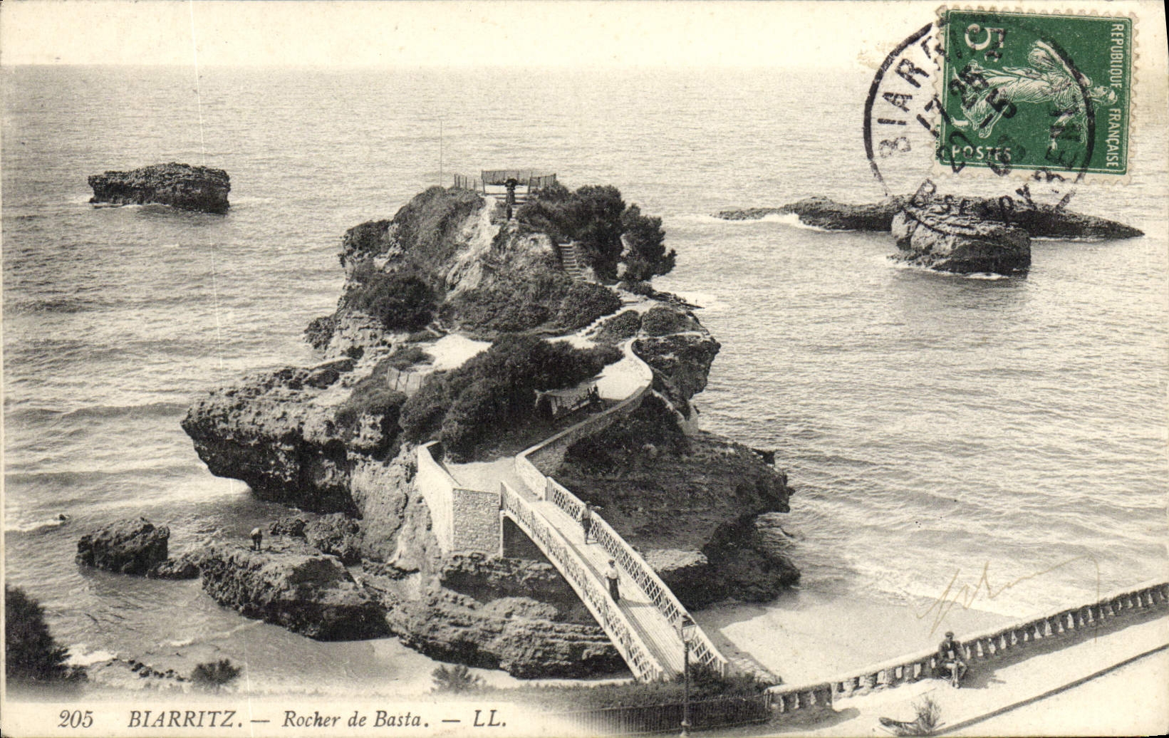 CPA Biarritz Rocher De Basta