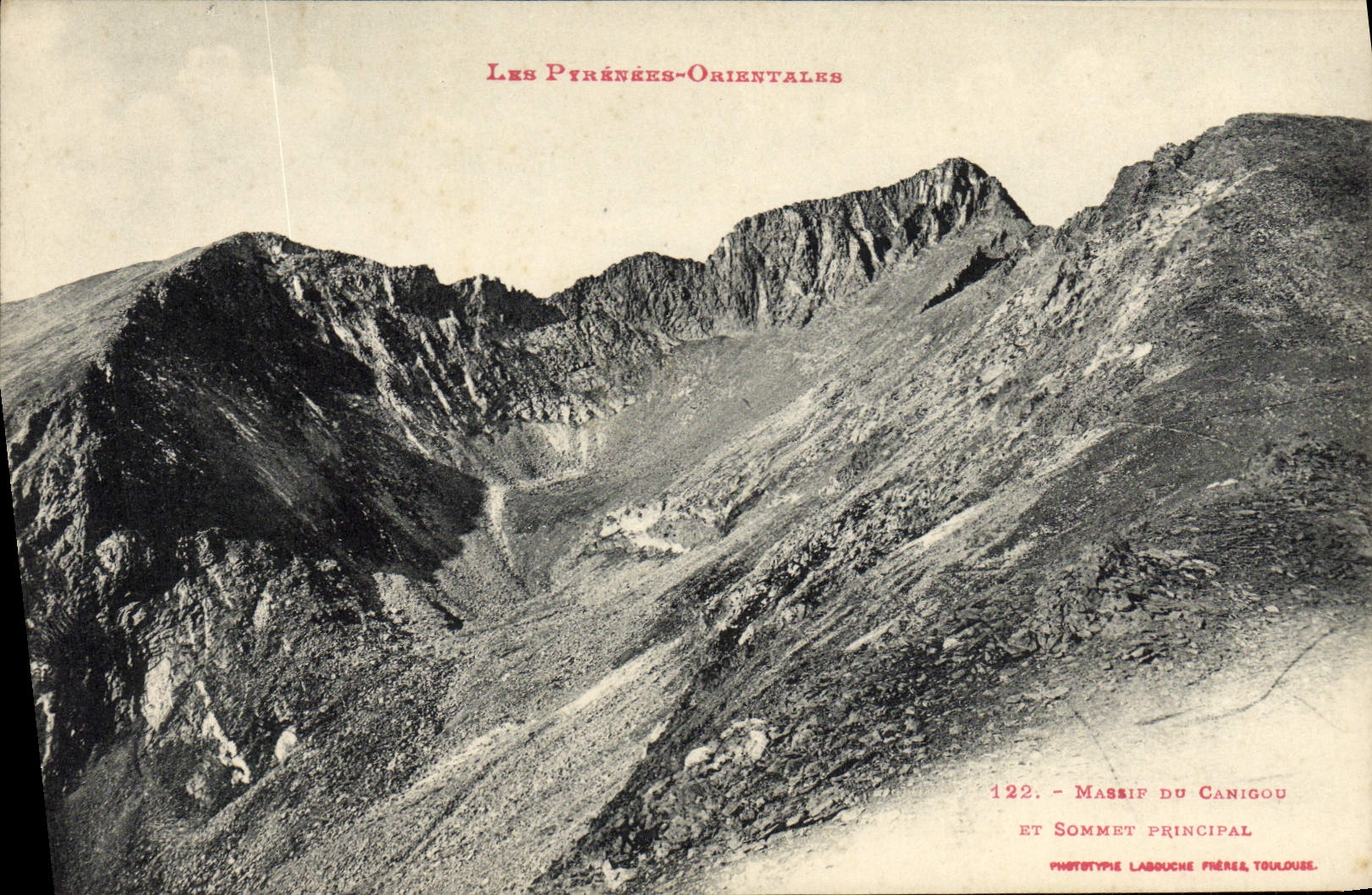 CPA Massif Du Canigou et sommet principal