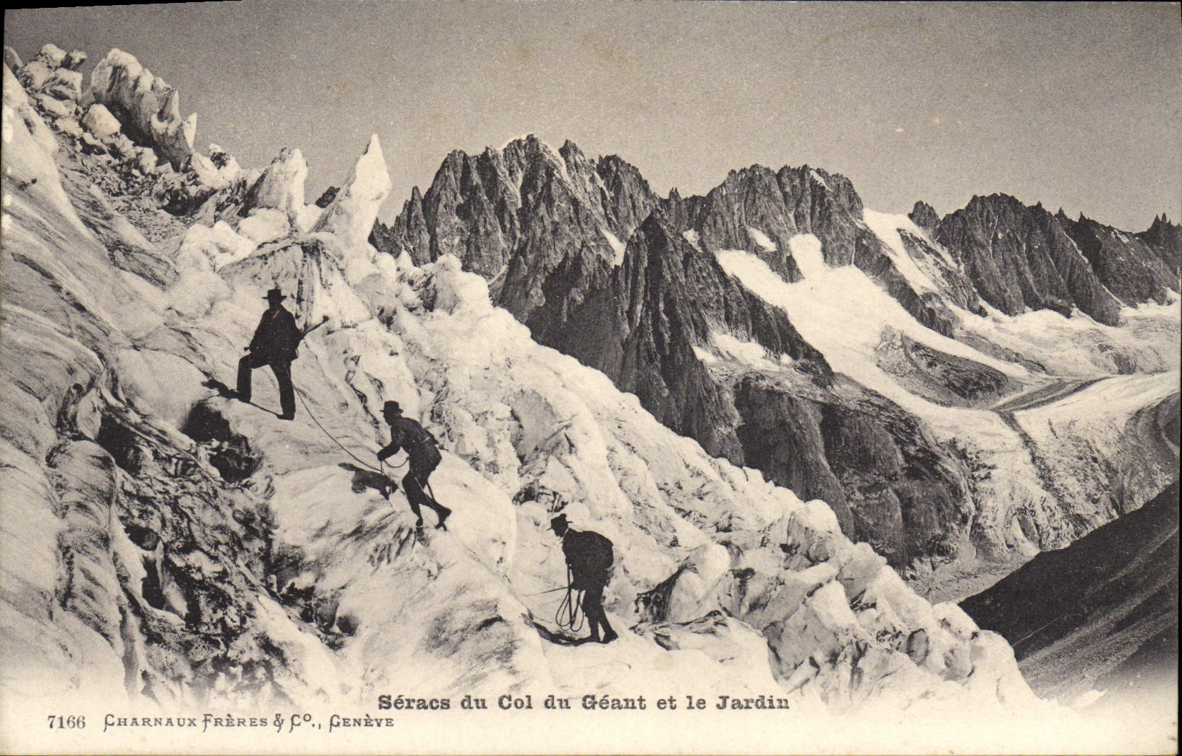 CPA Seracs Du Col Du Geant Et Le Jardin Alpinisme