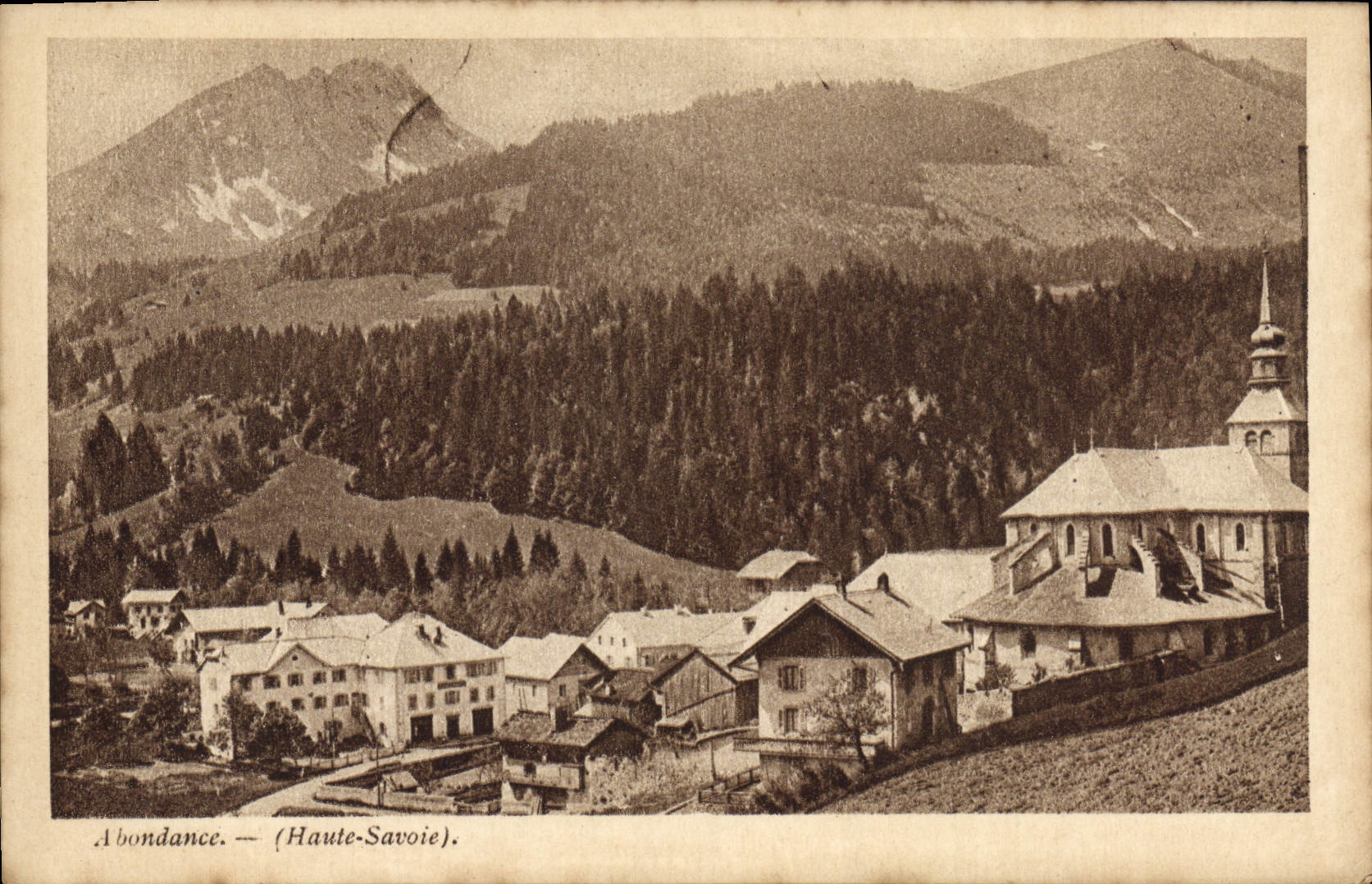 VINTAGE POSTCARD Abundance