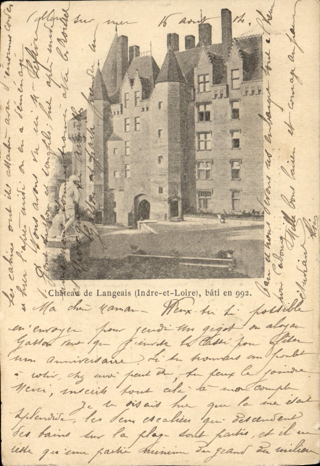 CPA Chateau De Langeais