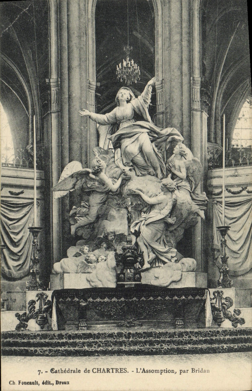 CPA Cathedrale De Chartres L'Assomption Par Bridan