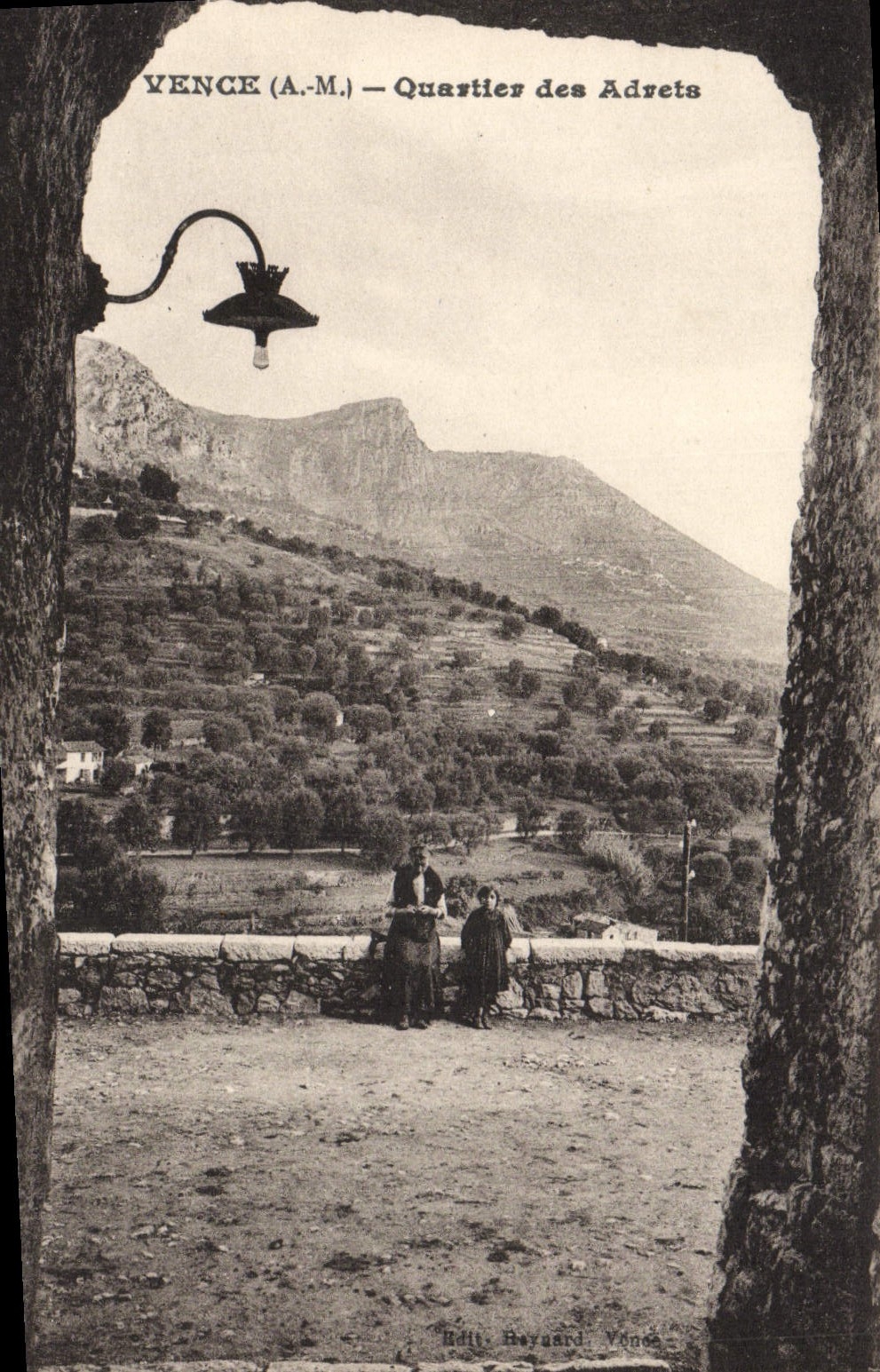 VINTAGE POSTCARD Vence District Of the Adrets Child wife
