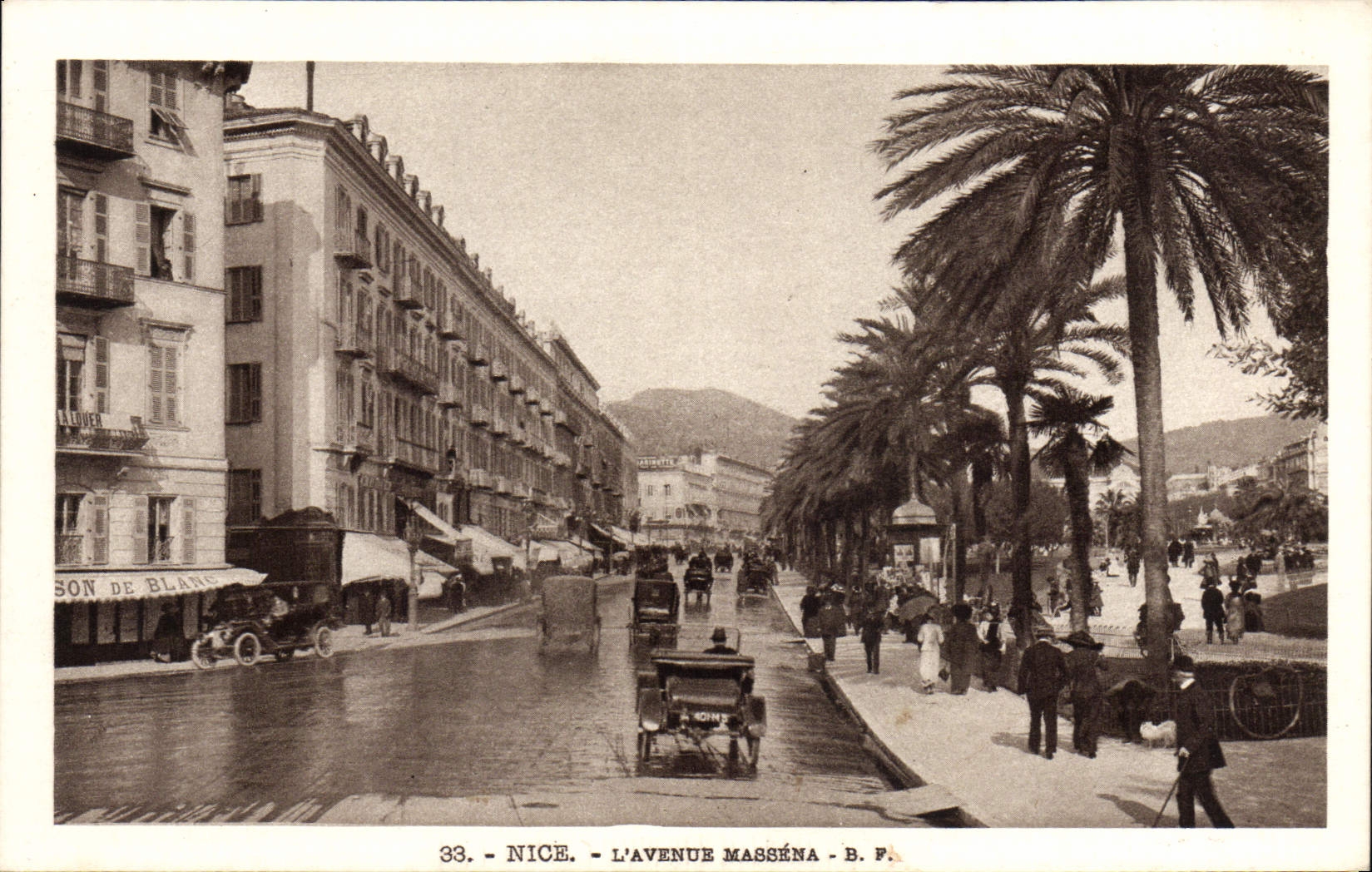 CPA Nice L'Avenue Massena