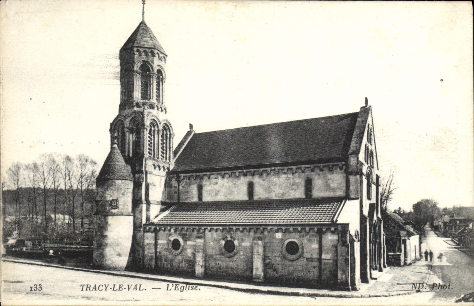 POSTAL Tracy de la VENDIMIA el valle la iglesia