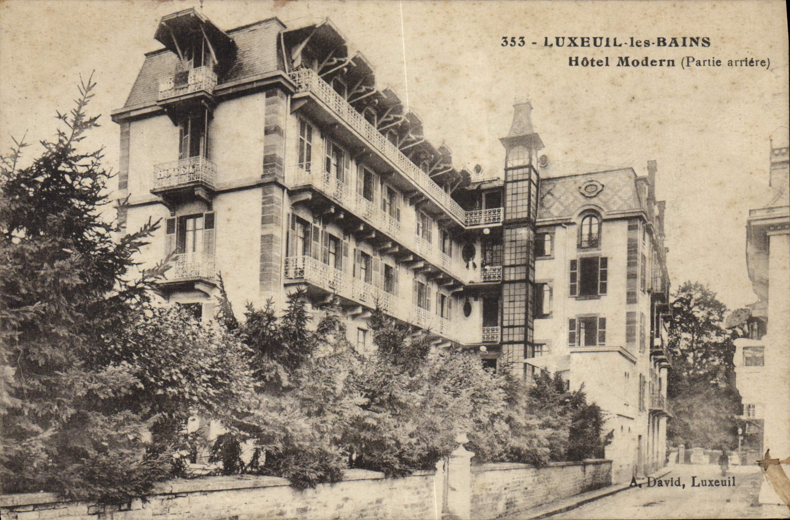 CPA Luxeuil les Bains Hotel Modern