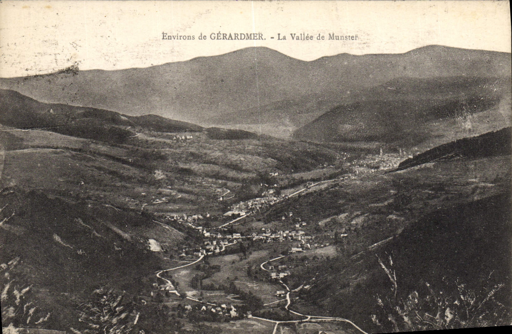 CPA Environs de Gerardmer La Vallee de Munster