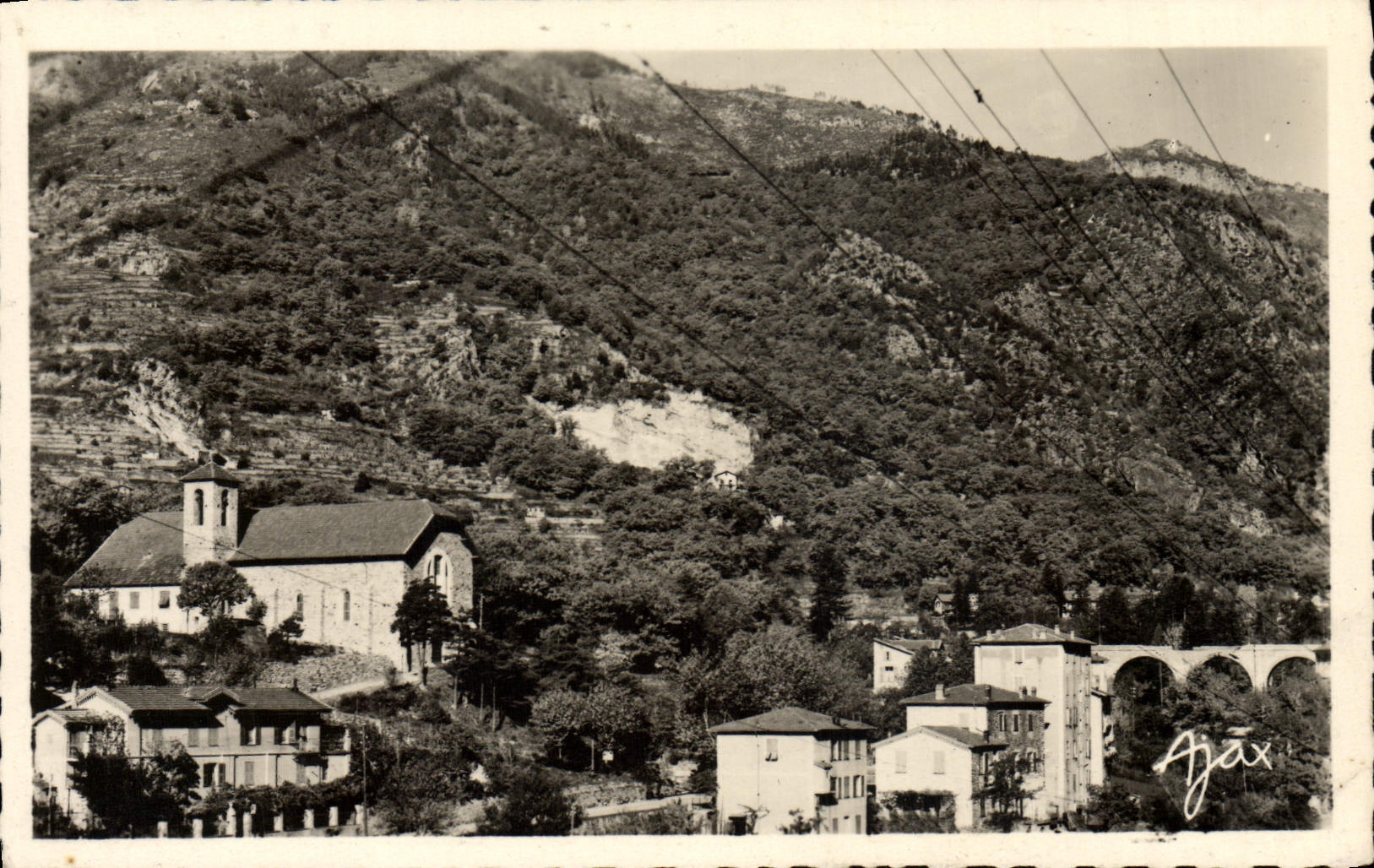 MODERN CARD Holy Dalmas De Tendse the church