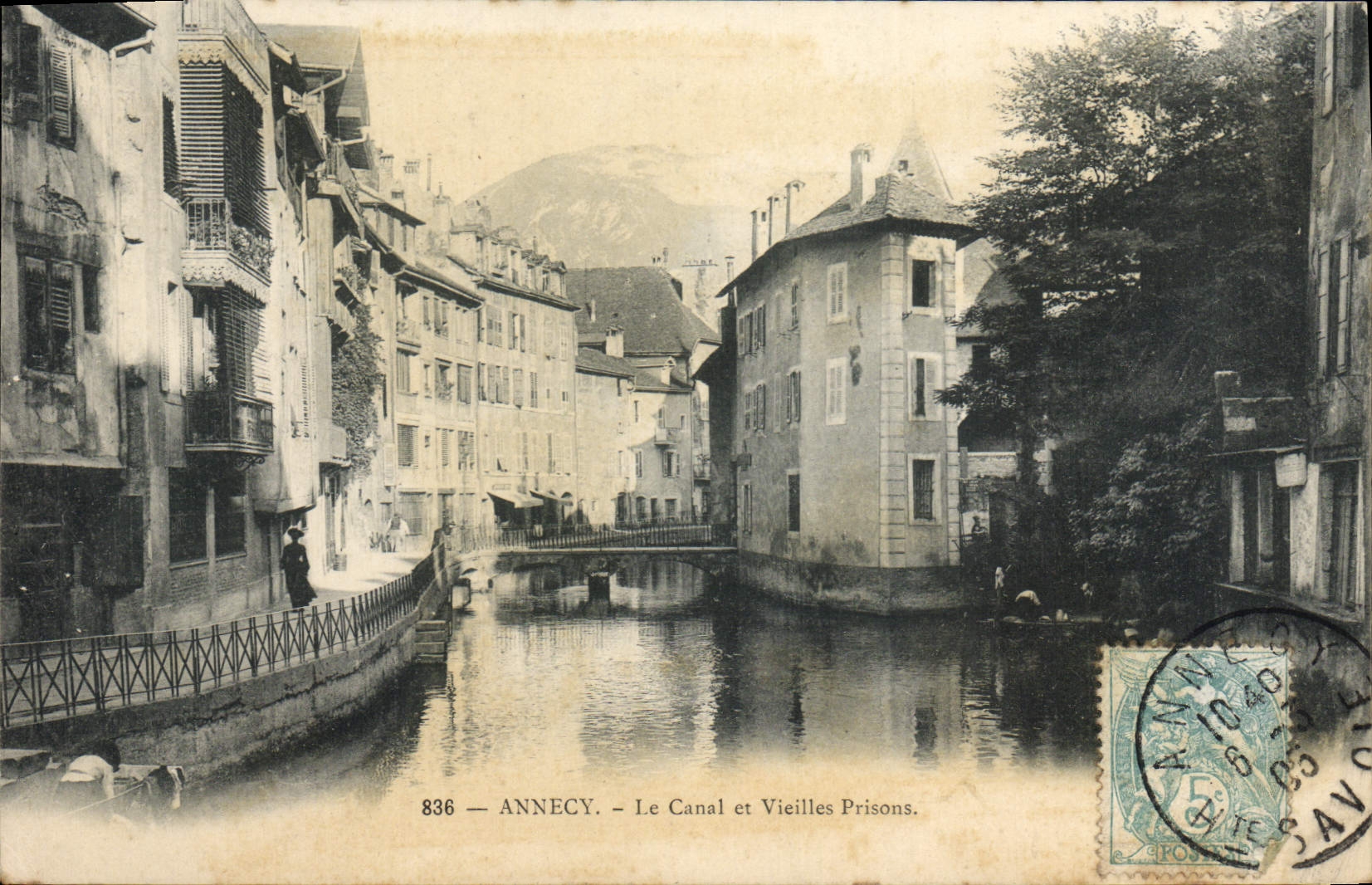 CPA Annecy Le Canal et Vieilles Prisons