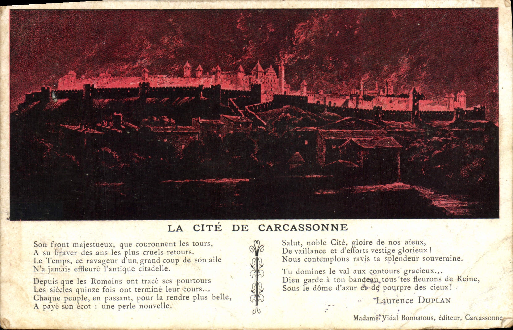 CPA Cite de Carcassonne