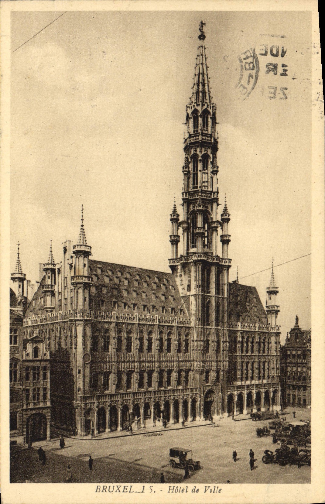 CPA Bruxelles Hotel de Ville