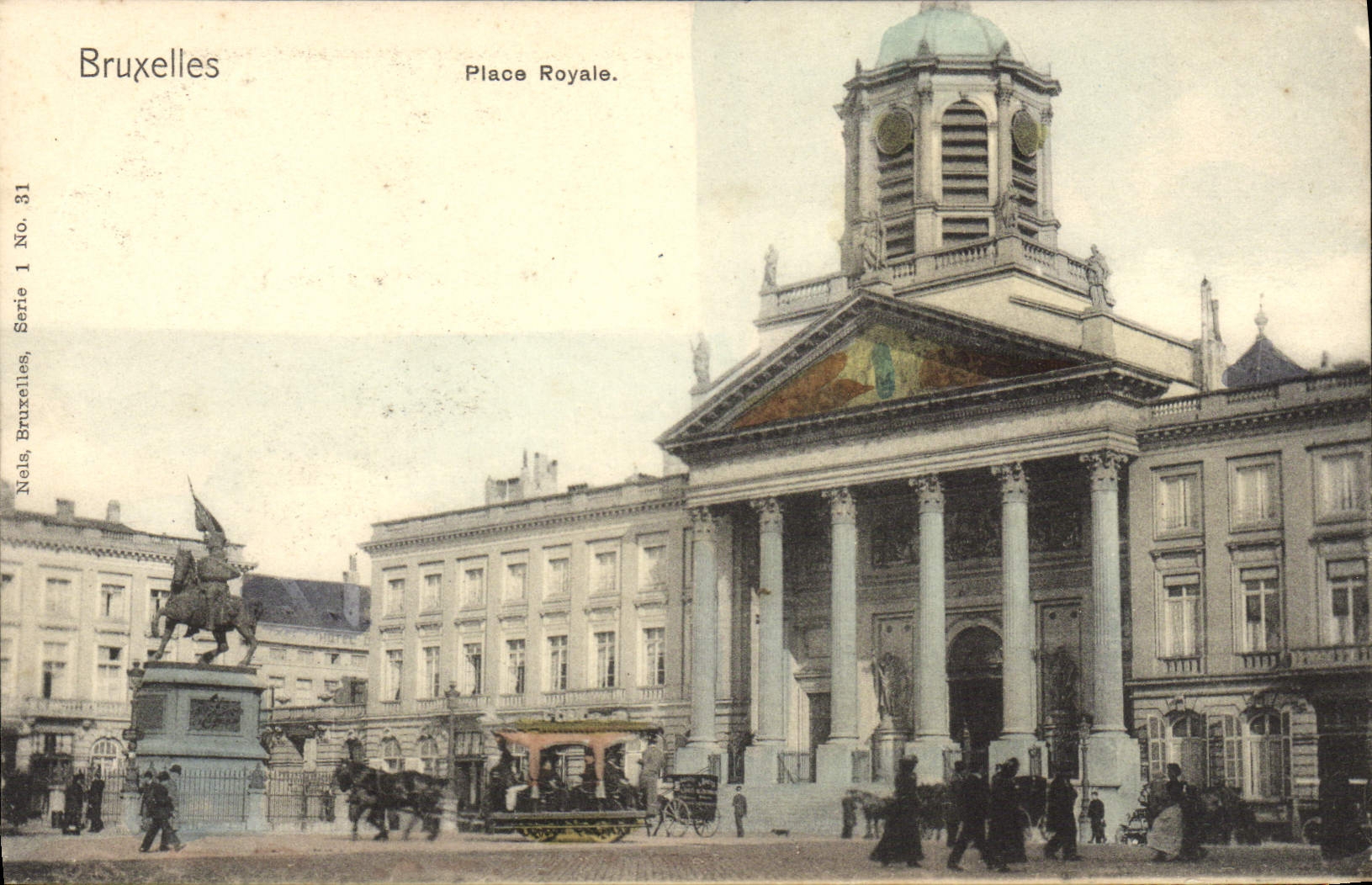 La POSTAL Bruselas de la VENDIMIA coloca real