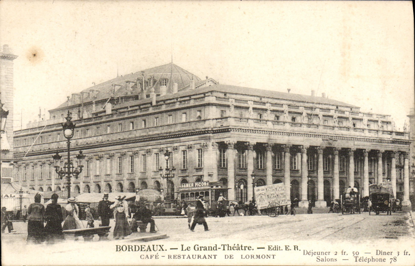 CPA Bordeaux Le Grand Theatre 