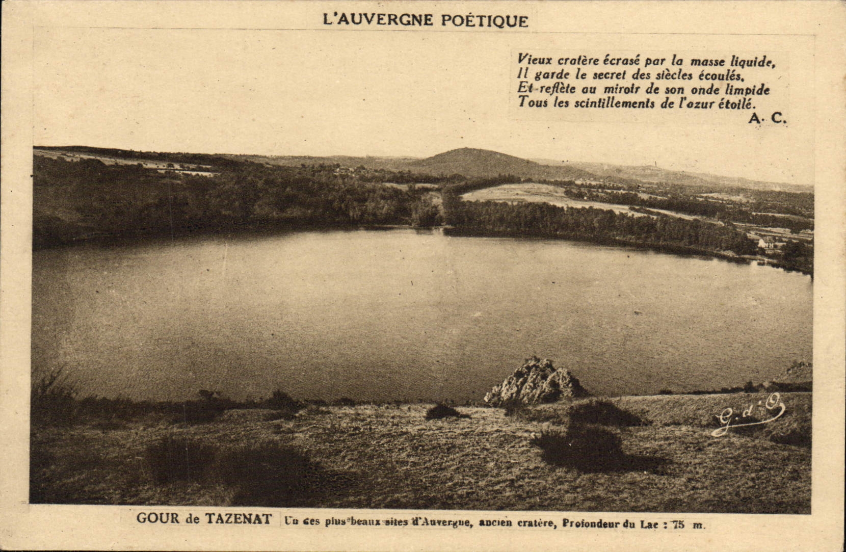 CPA Gour de Tazenat Auvergne