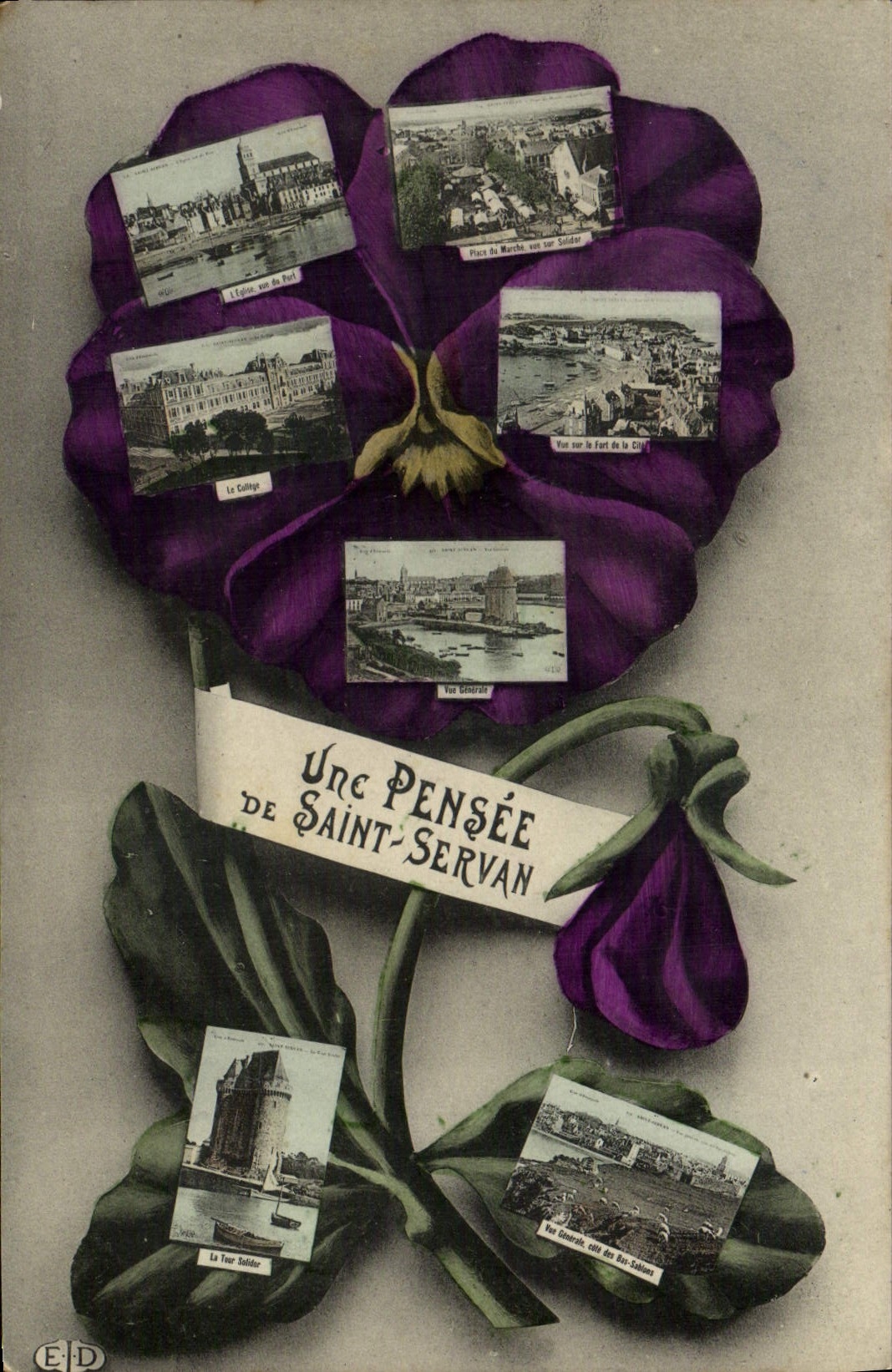 VINTAGE POSTCARD Holy Servan