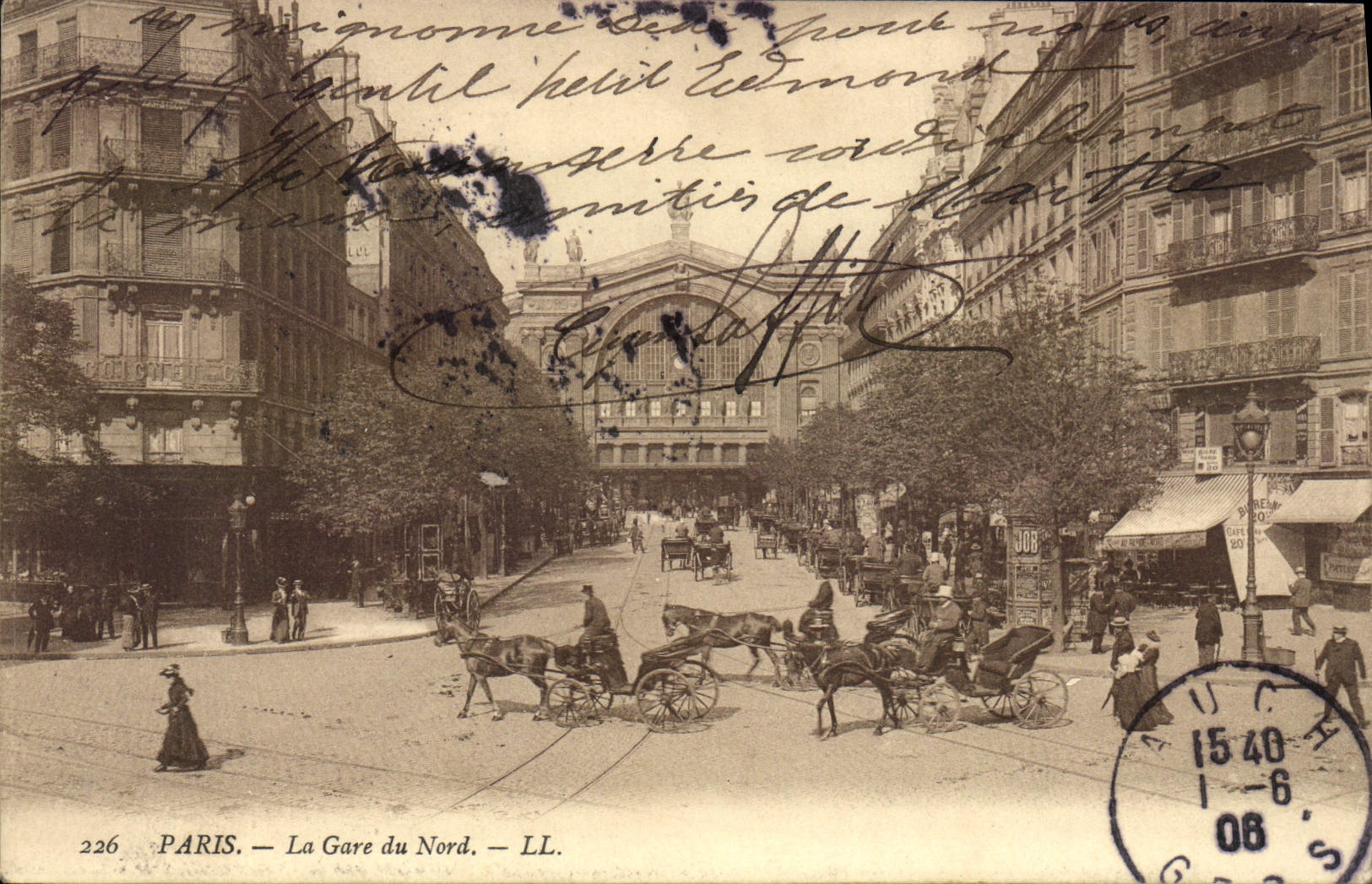 CPA Paris La Gare du Nord