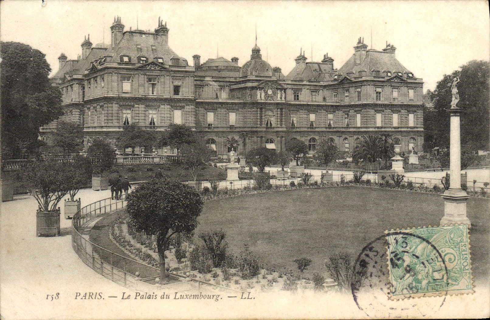 CPA Paris Le Palais du Luxembourg