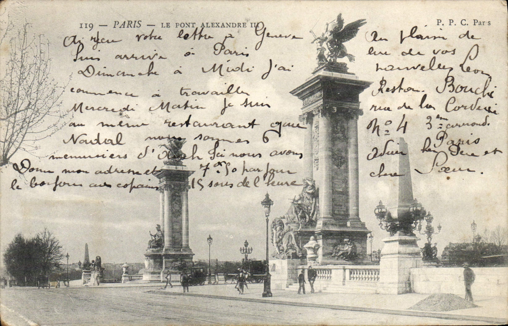 CPA Paris Le Pont Alexandre III