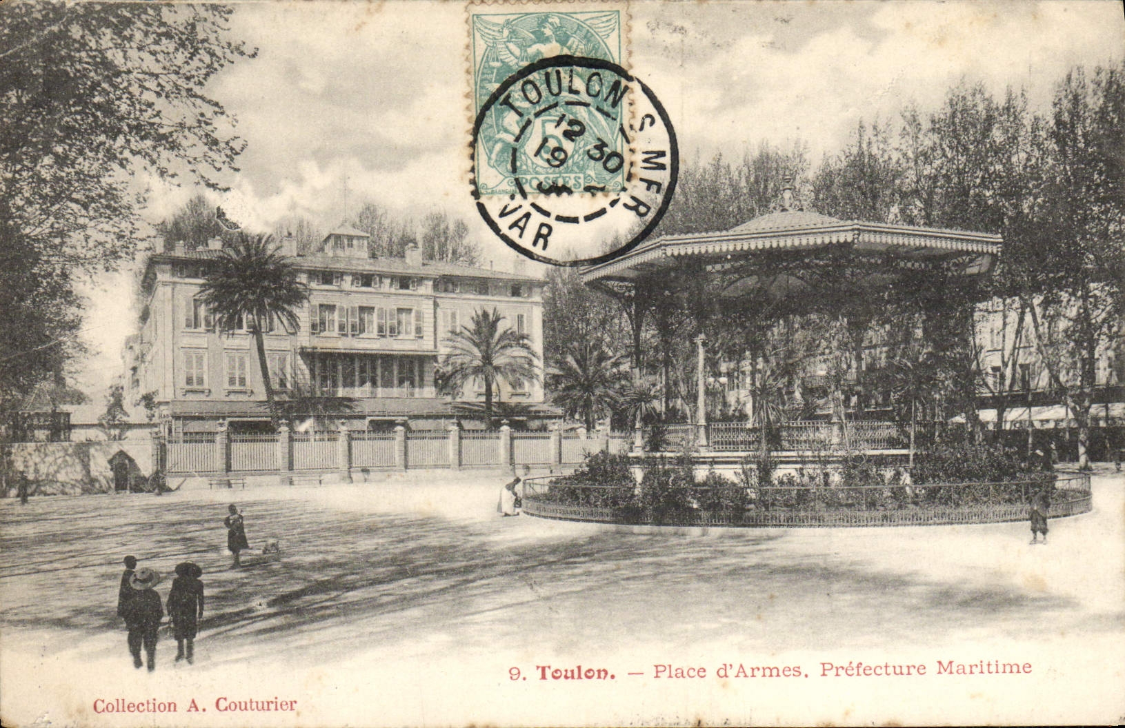 CPA Toulon Place d'Armes Prefecture Maritime 