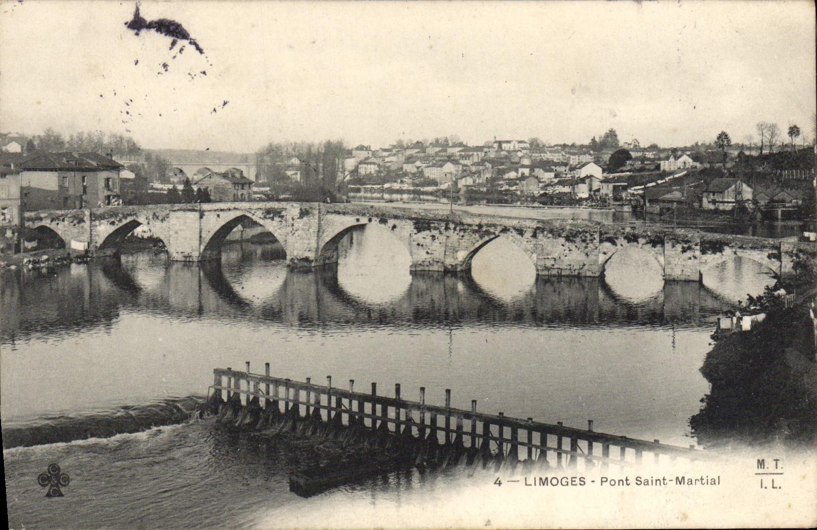 CPA Limoges Pont Saint Martial