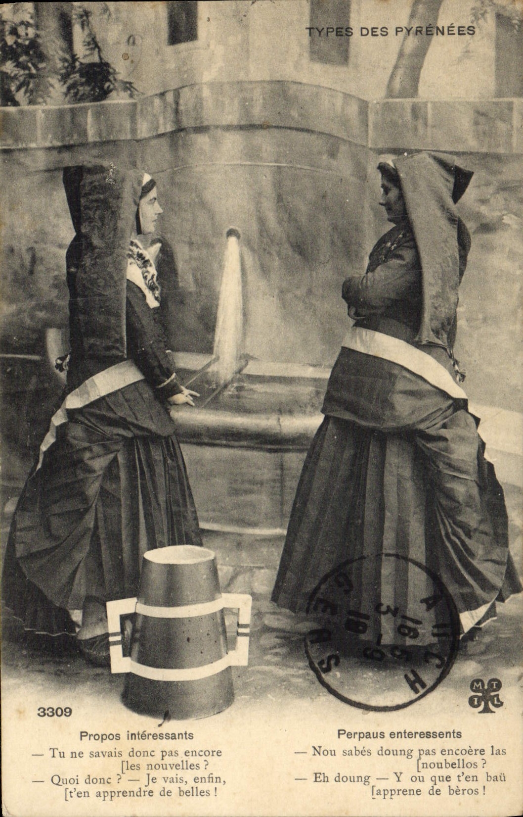 CPA Types des Pyrenees Folklore