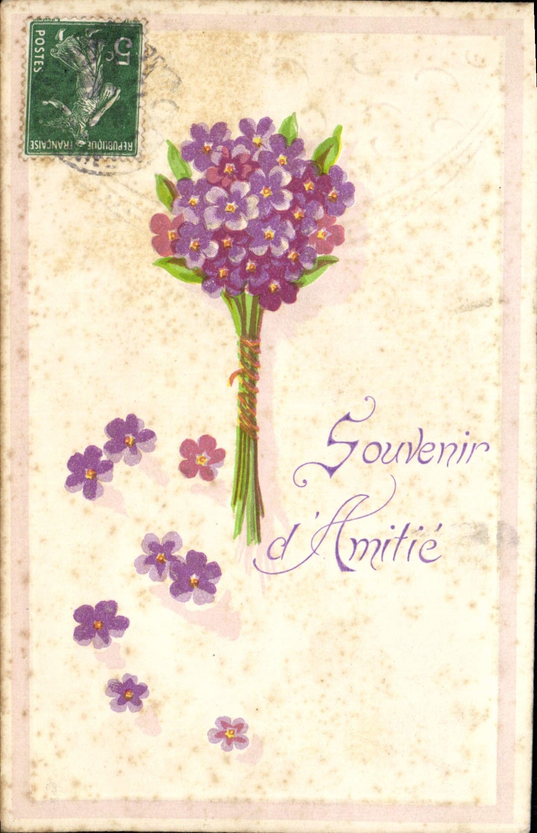CPA Fantaisie Fleurs 
