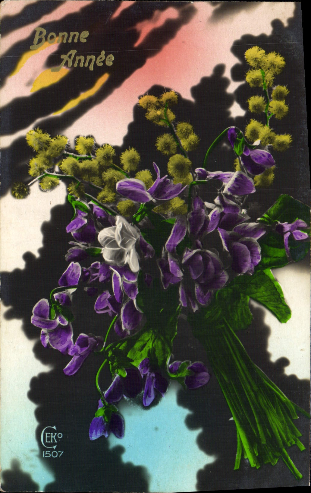 CPA Fantaisie Fleurs