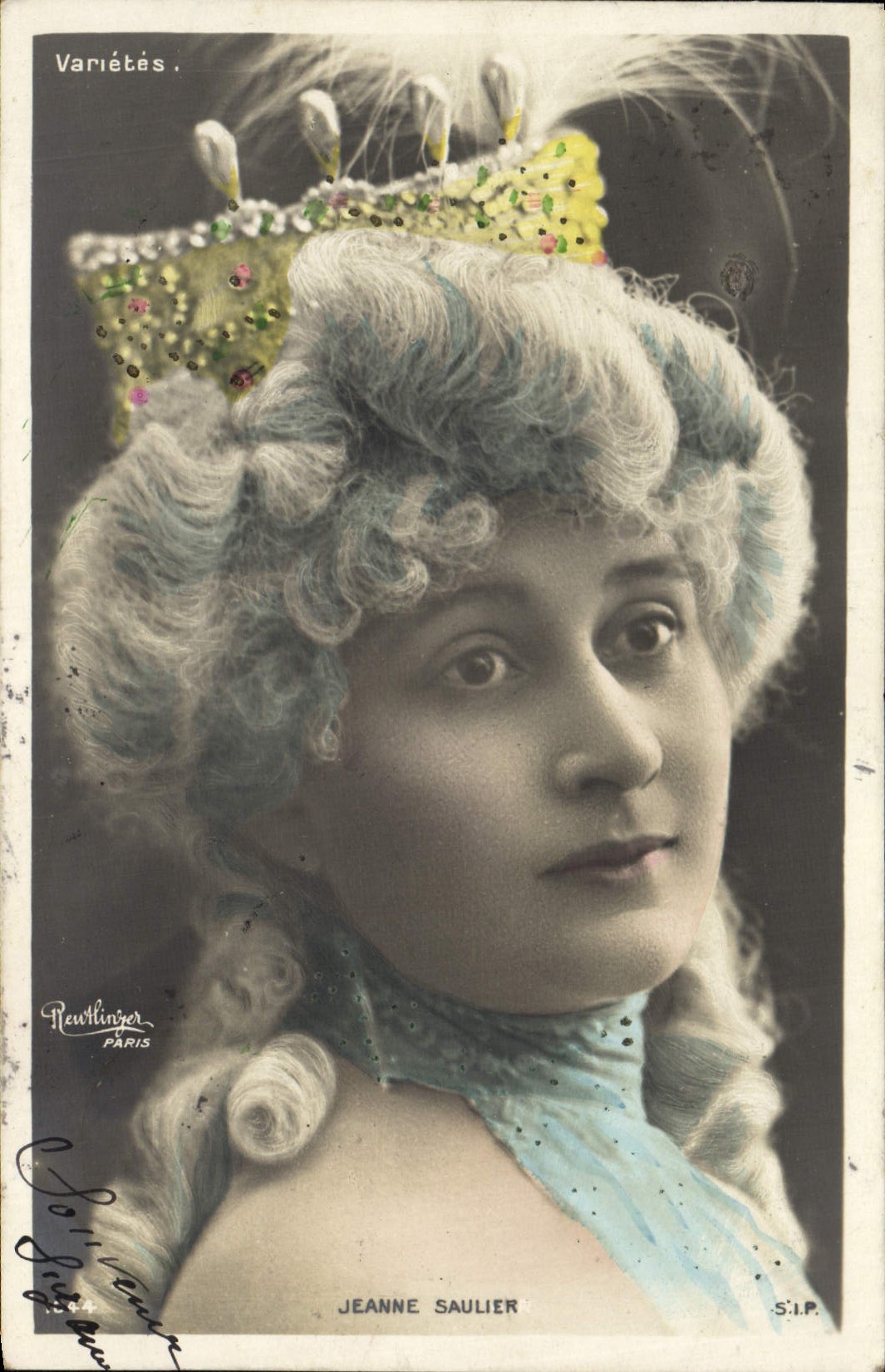 VINTAGE POSTCARD Fantasy Varieties Jeanne Saulier