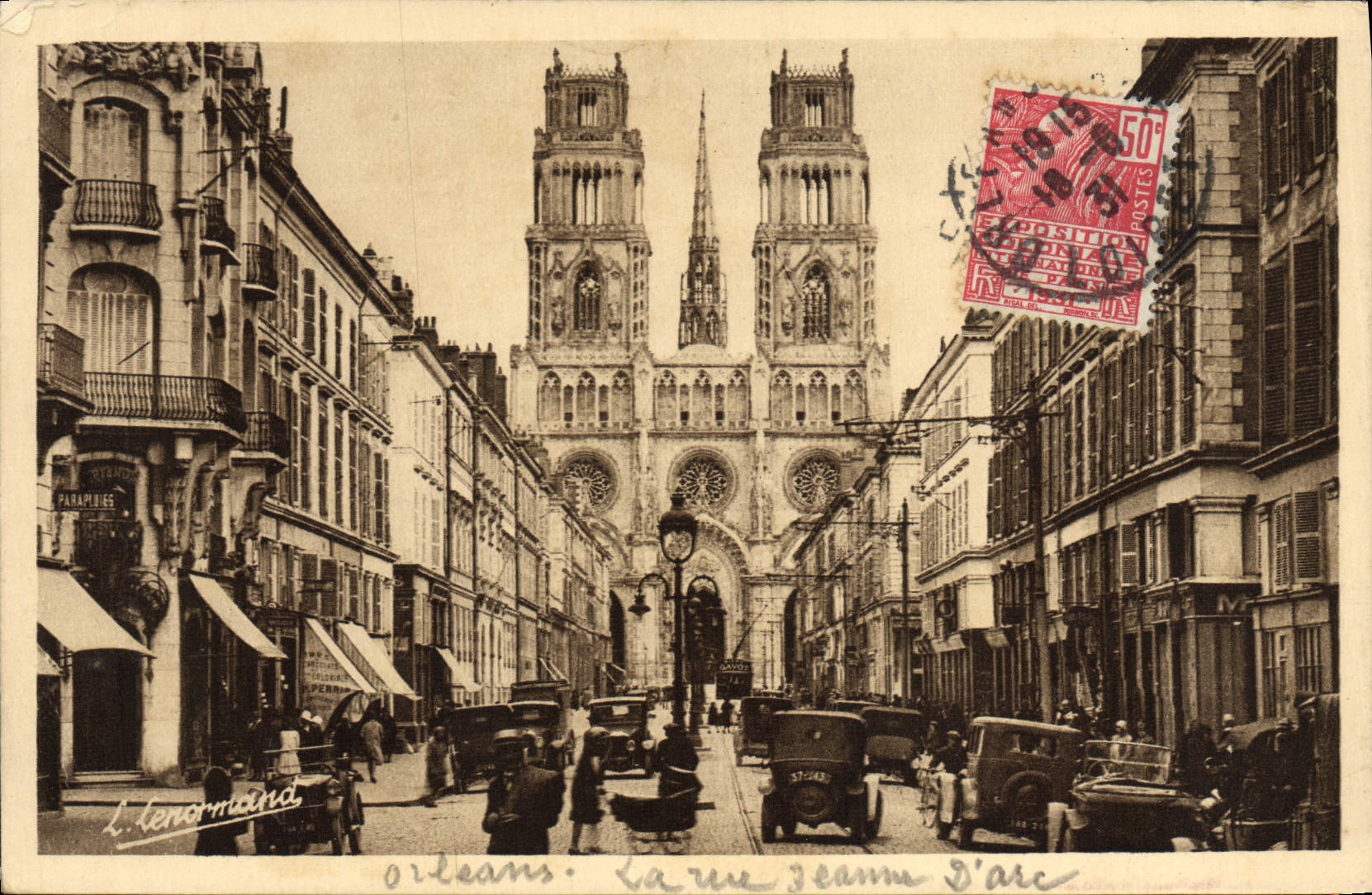 CPA Orleans La rue Jeanne d'Arc