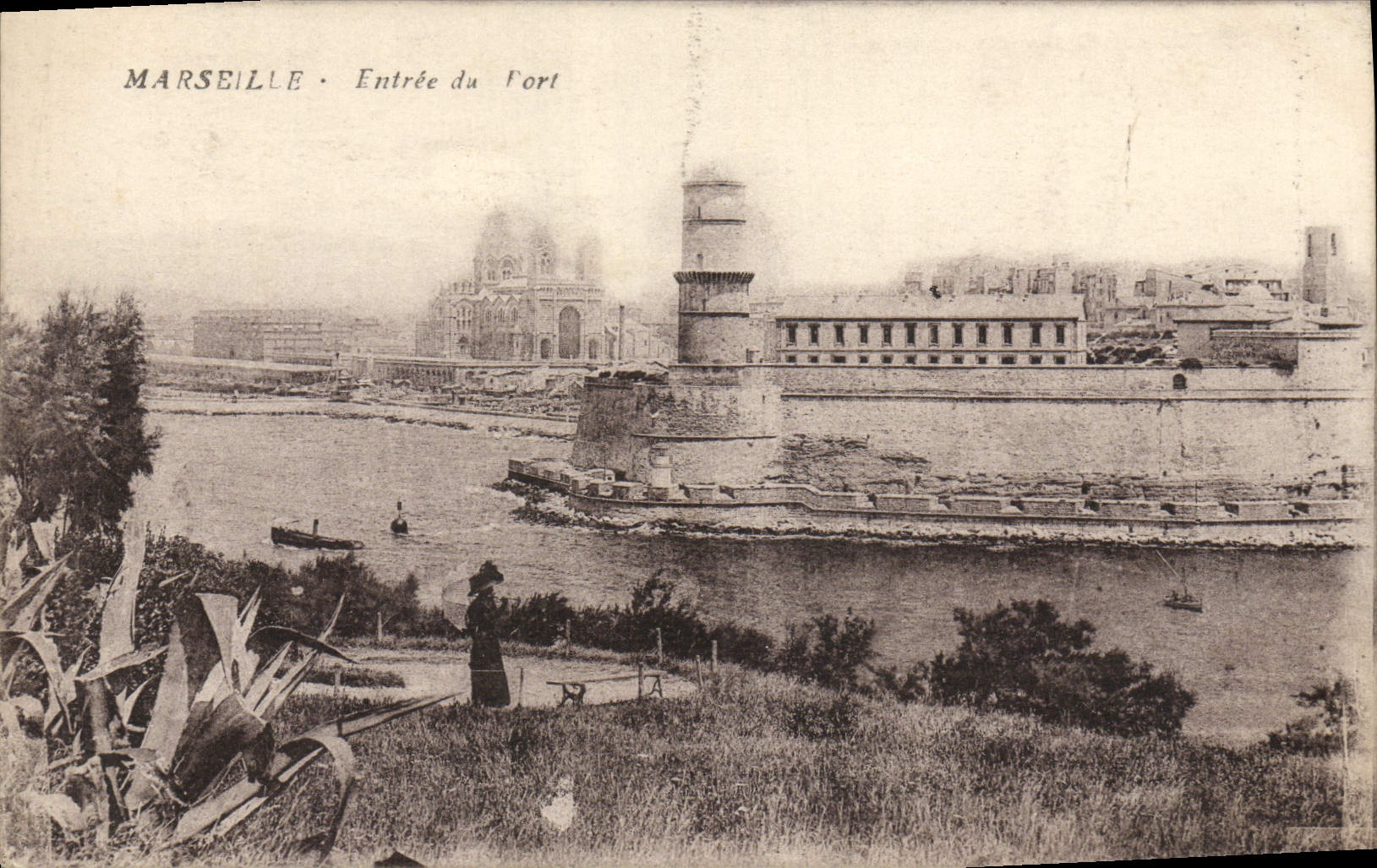 CPA Marseille Entree du Fort