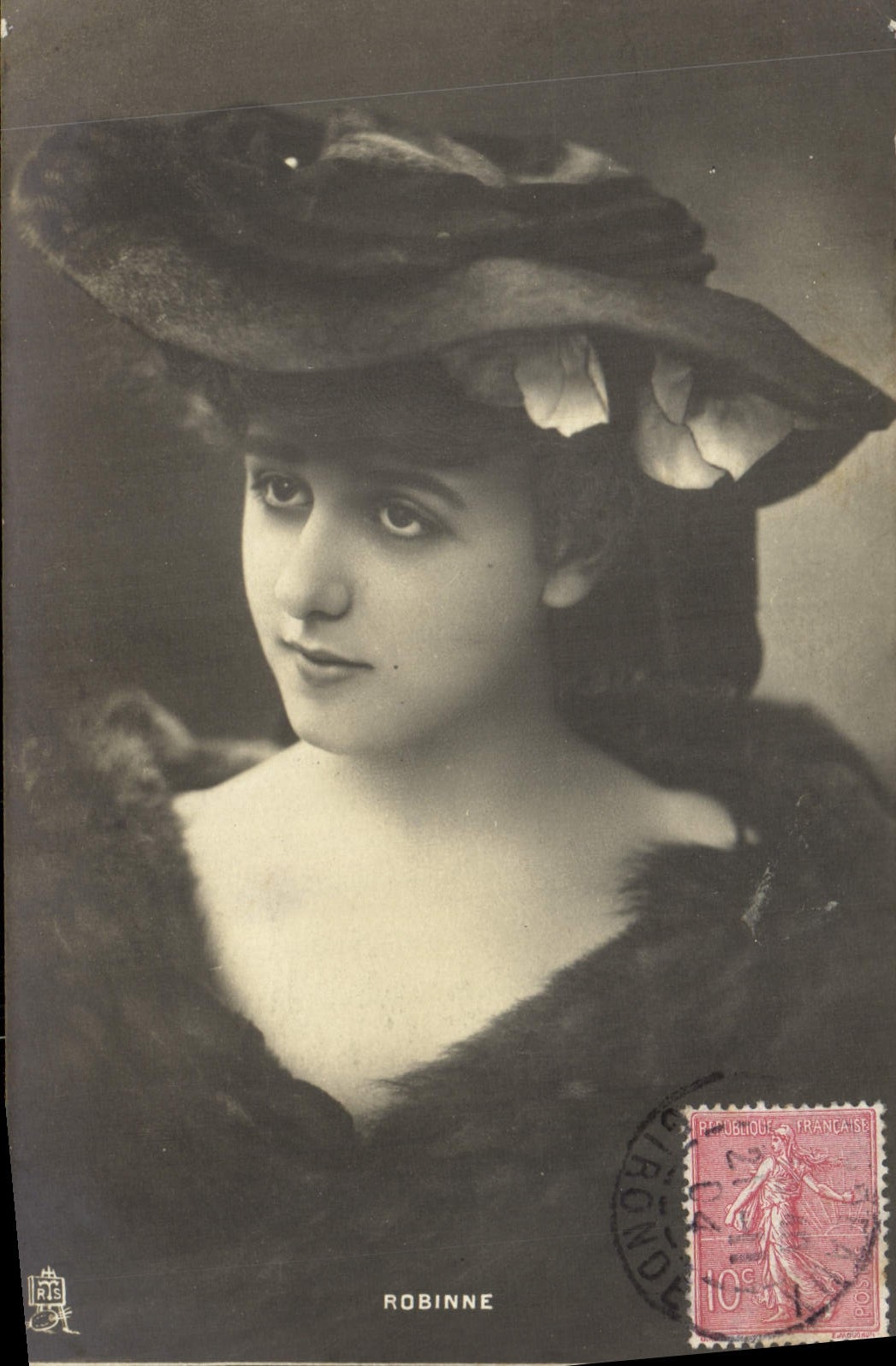 VINTAGE POSTCARD Fantasy Woman Caster hammer