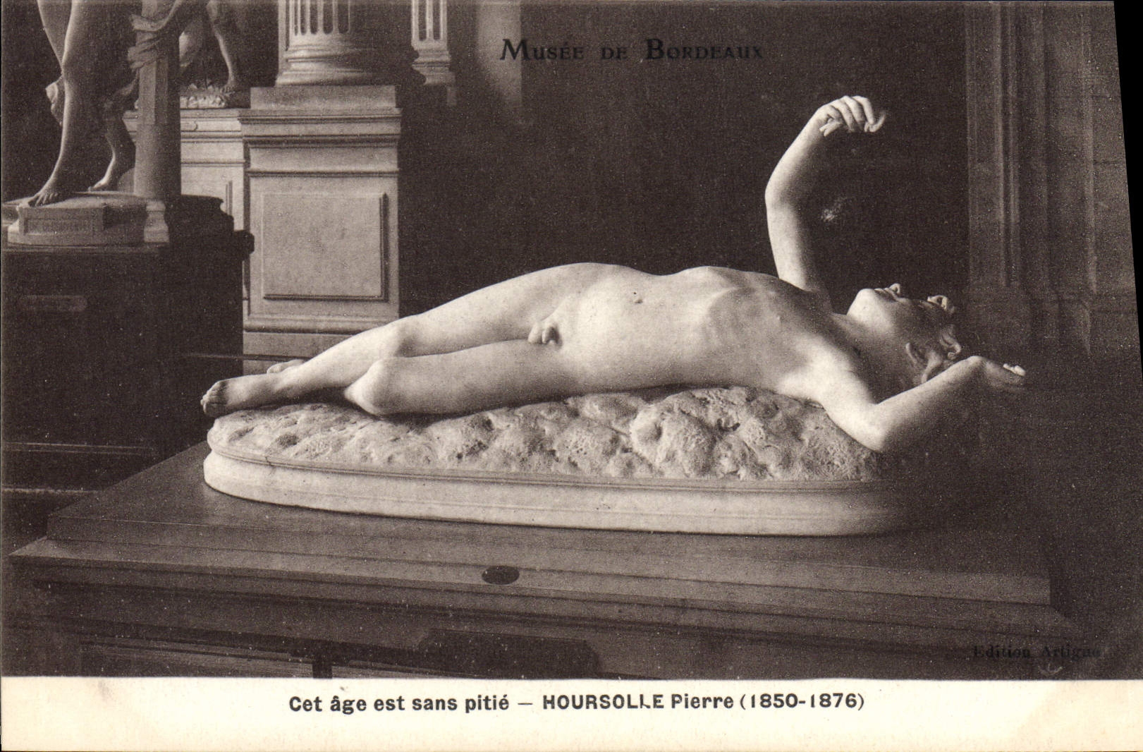 CPA Hoursolle Pierre Musee de Bordeaux Cet age est sans pitie
