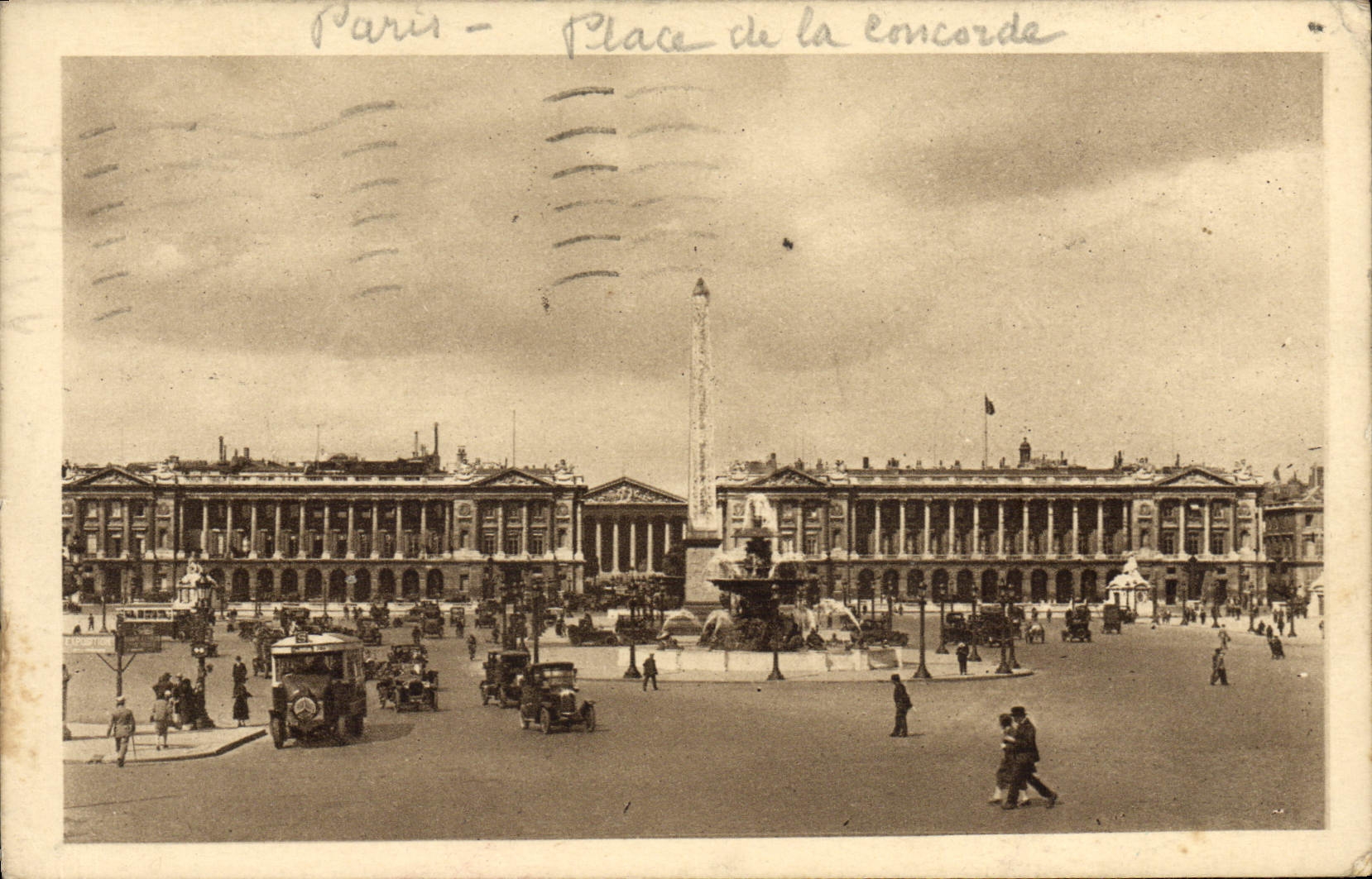 CPA Paris Place de la Concorde