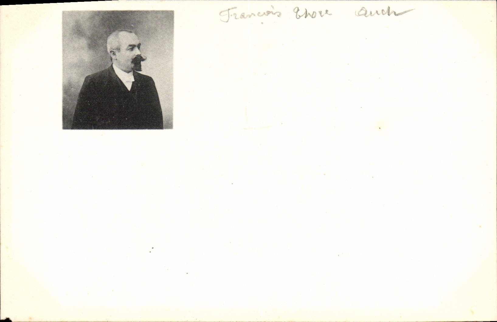 VINTAGE POSTCARD François Thore Auch