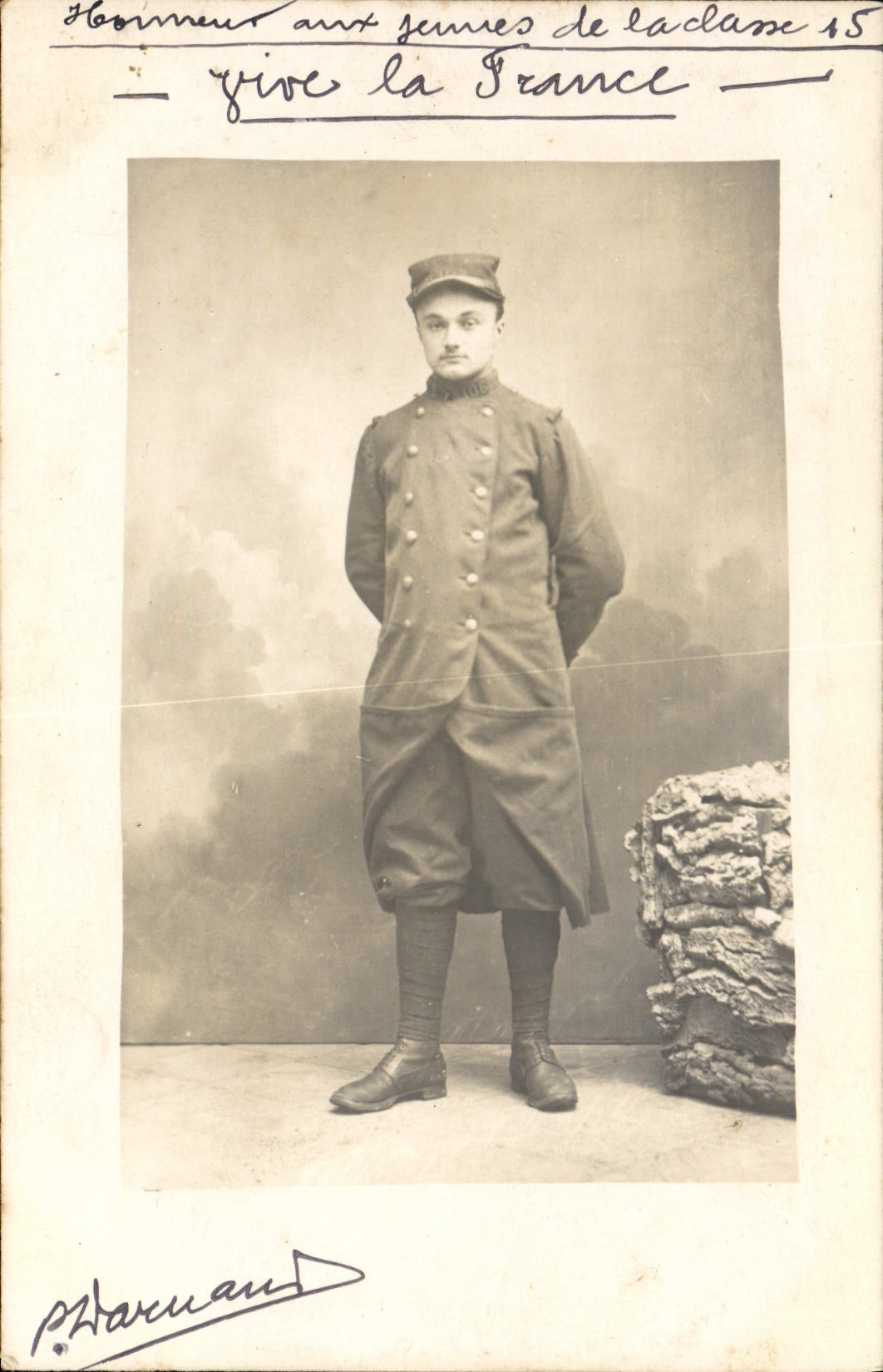 Real photo Soldier militaria