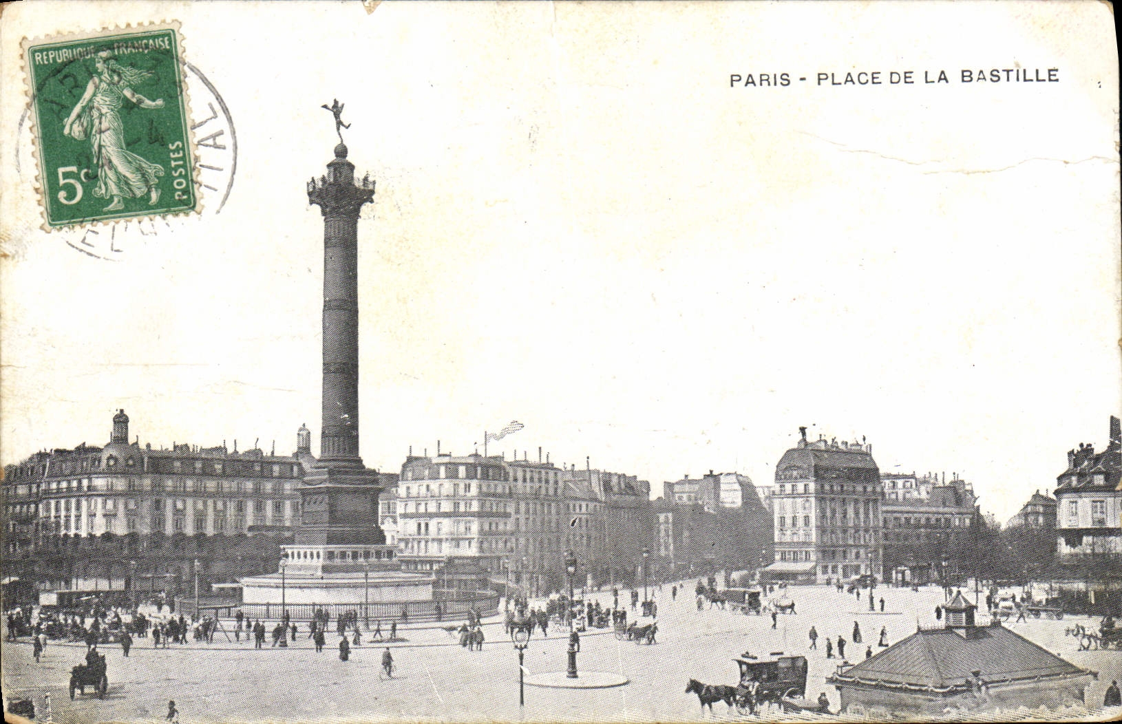CPA Paris Place De La Bastille