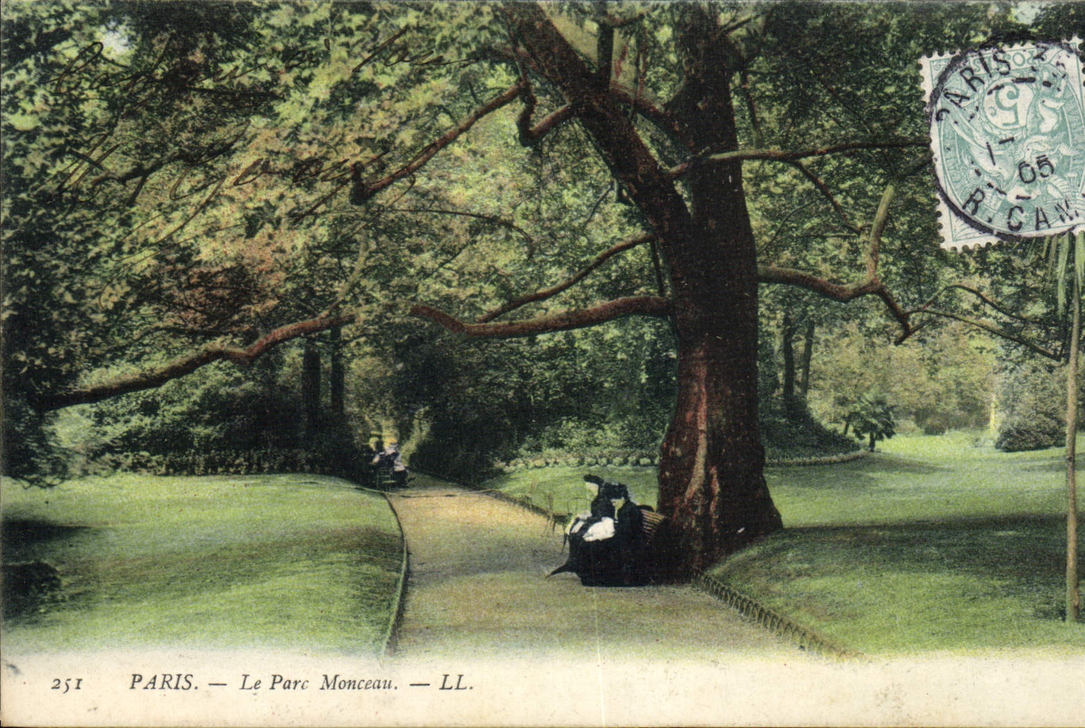 CPA Paris Le Parc Monceau