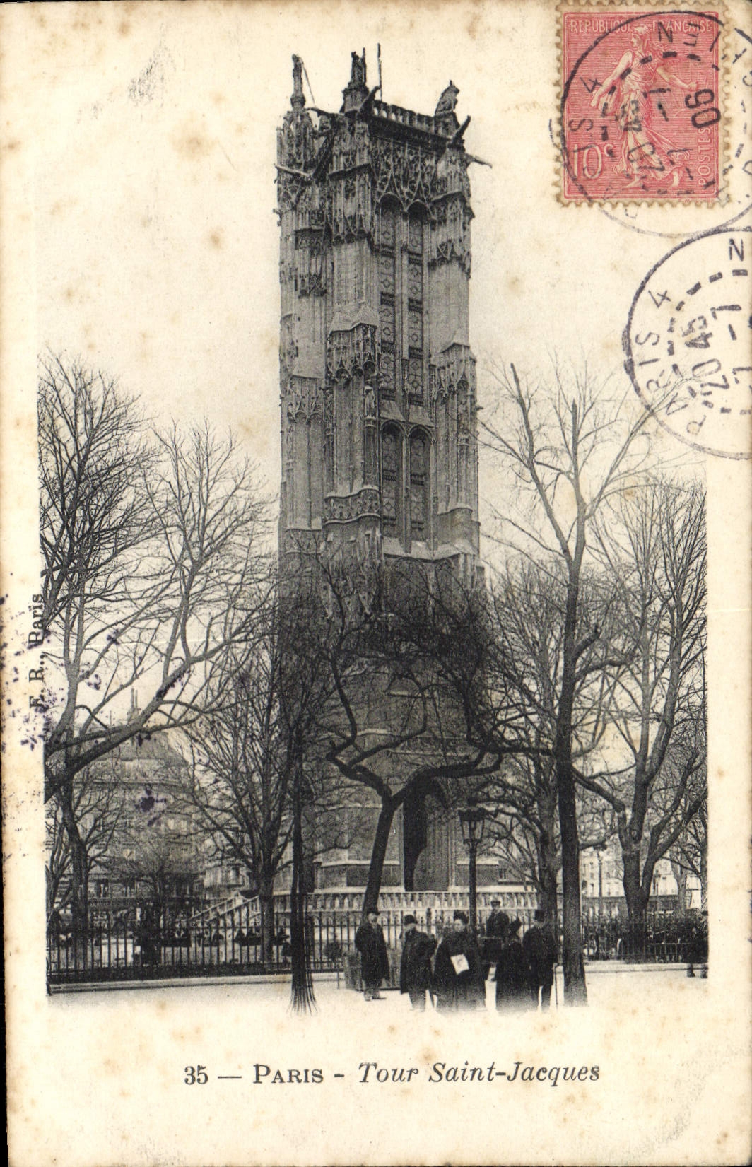 CPA Paris Tour Saint Jacques