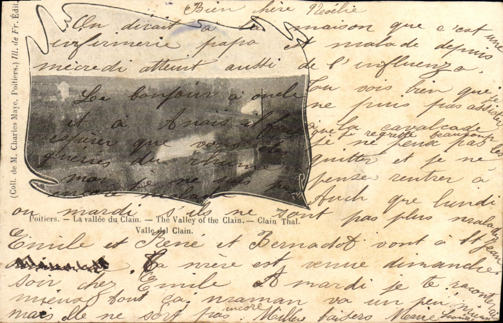 CPA Poitiers La Vallee Du Clain