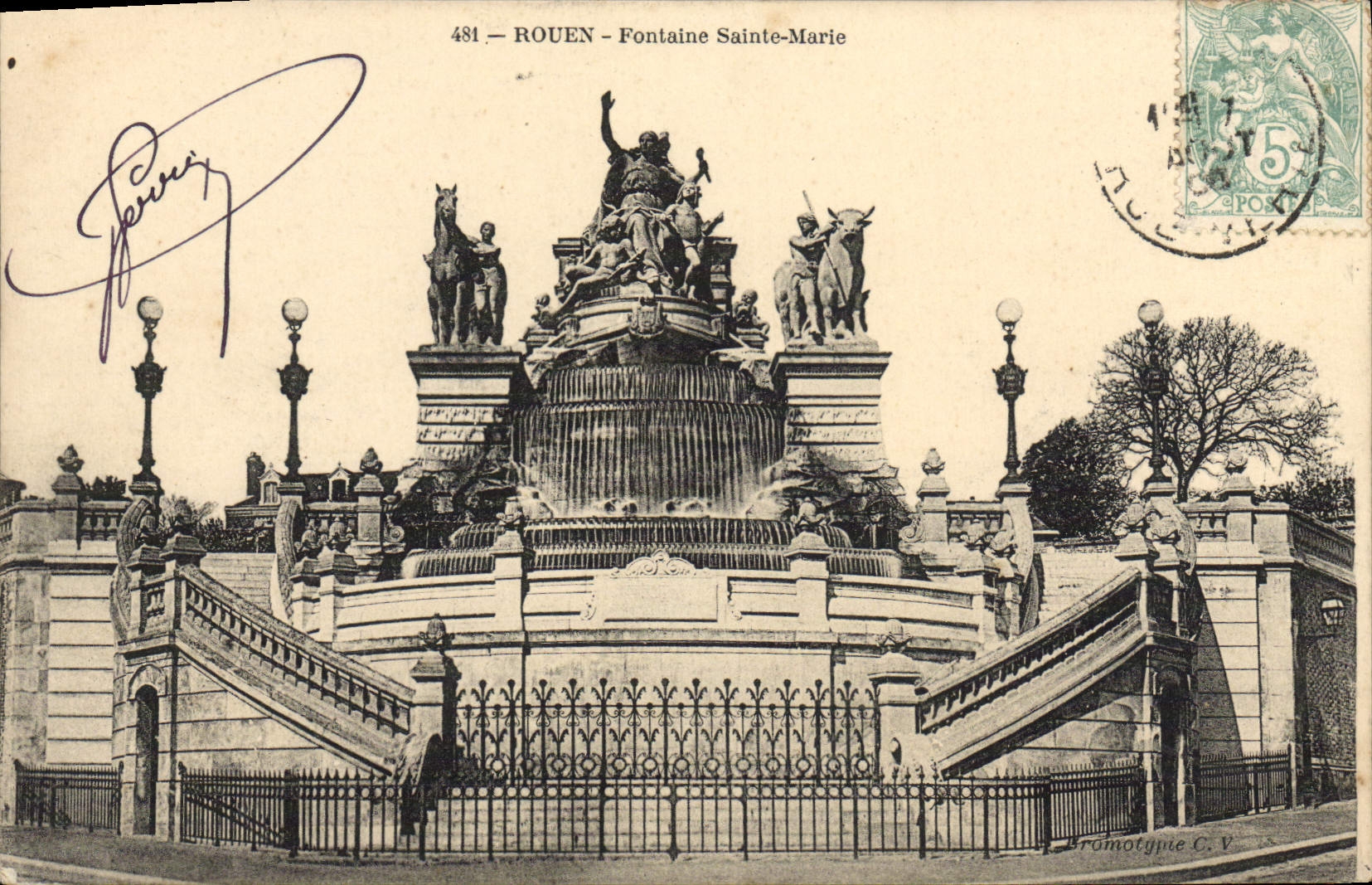 CPA Rouen Fontaine Sainte Marie