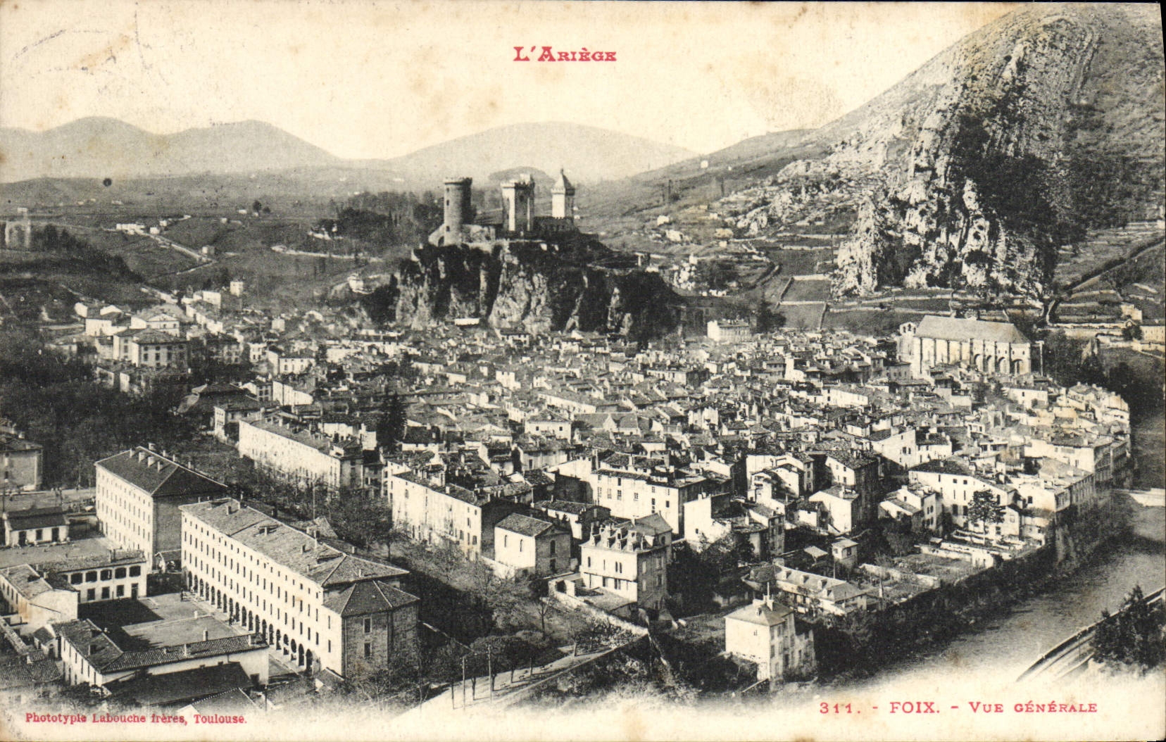 CPA Foix Vue Generale