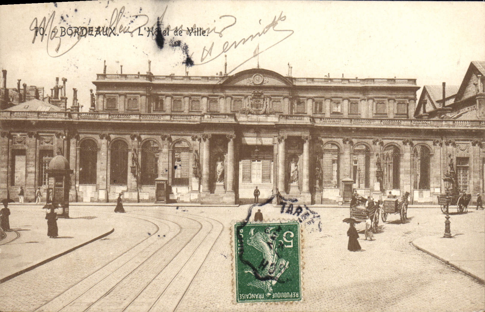 CPA Bordeaux L'Hotel De Ville