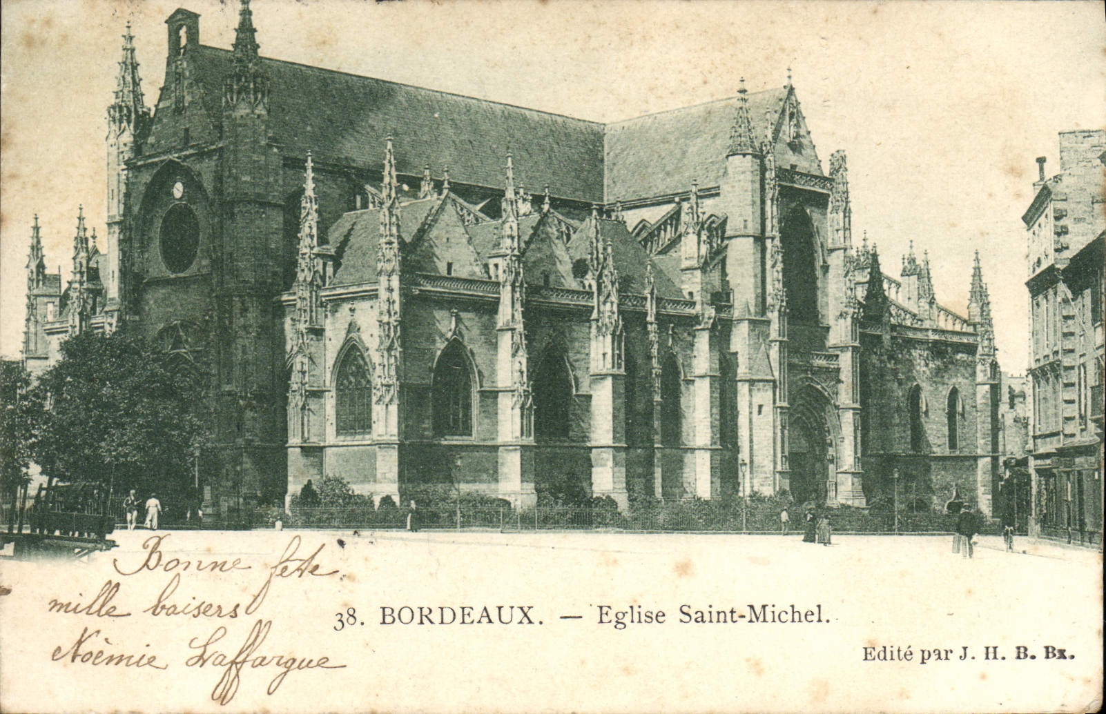 CPA Bordeaux Eglise Saint Michel